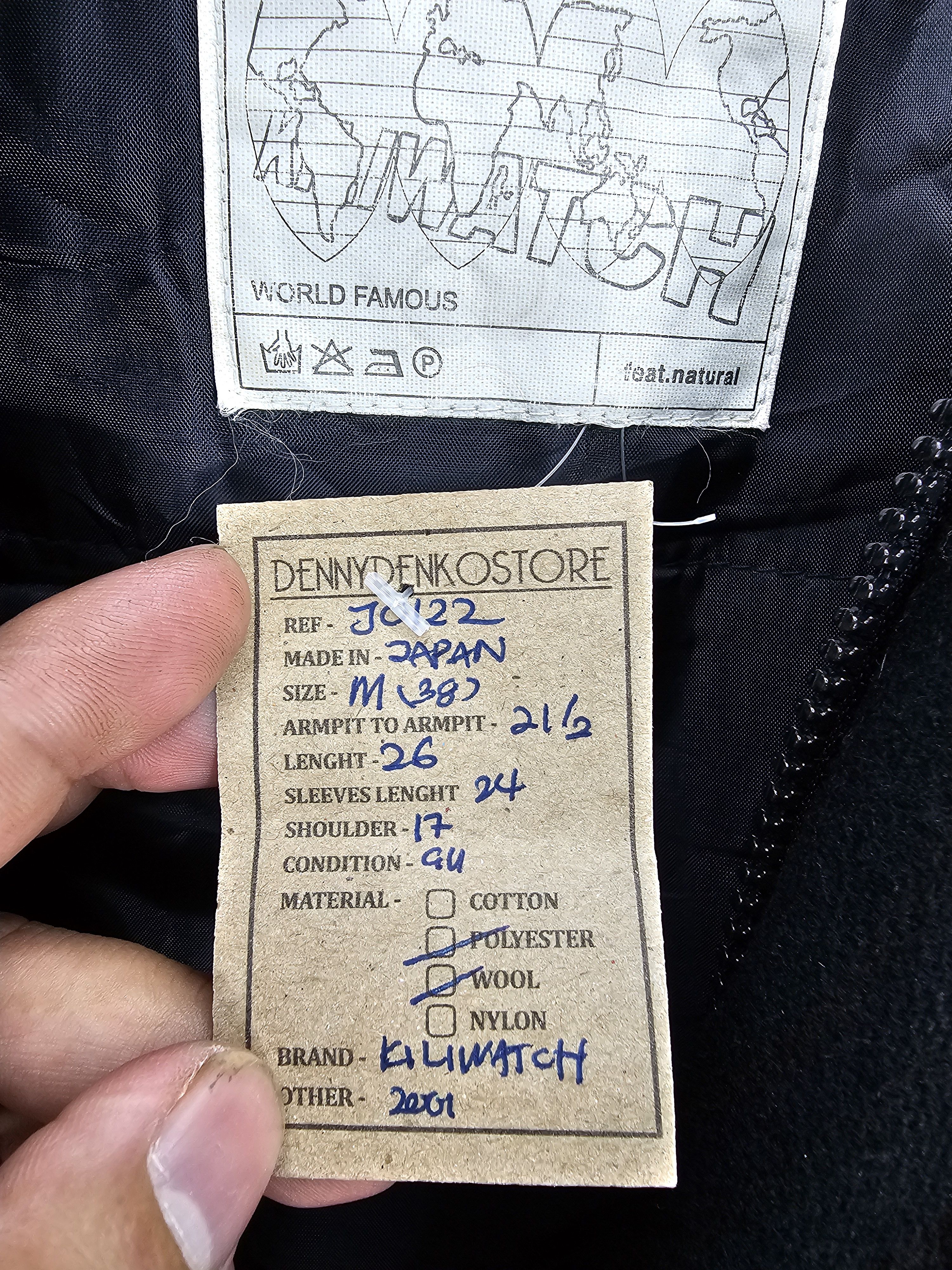 Japanese Brand KILIWATCH World Famous Wool Heavy Jacket J0122 Size US M / EU 48-50 / 2 - 11 Thumbnail
