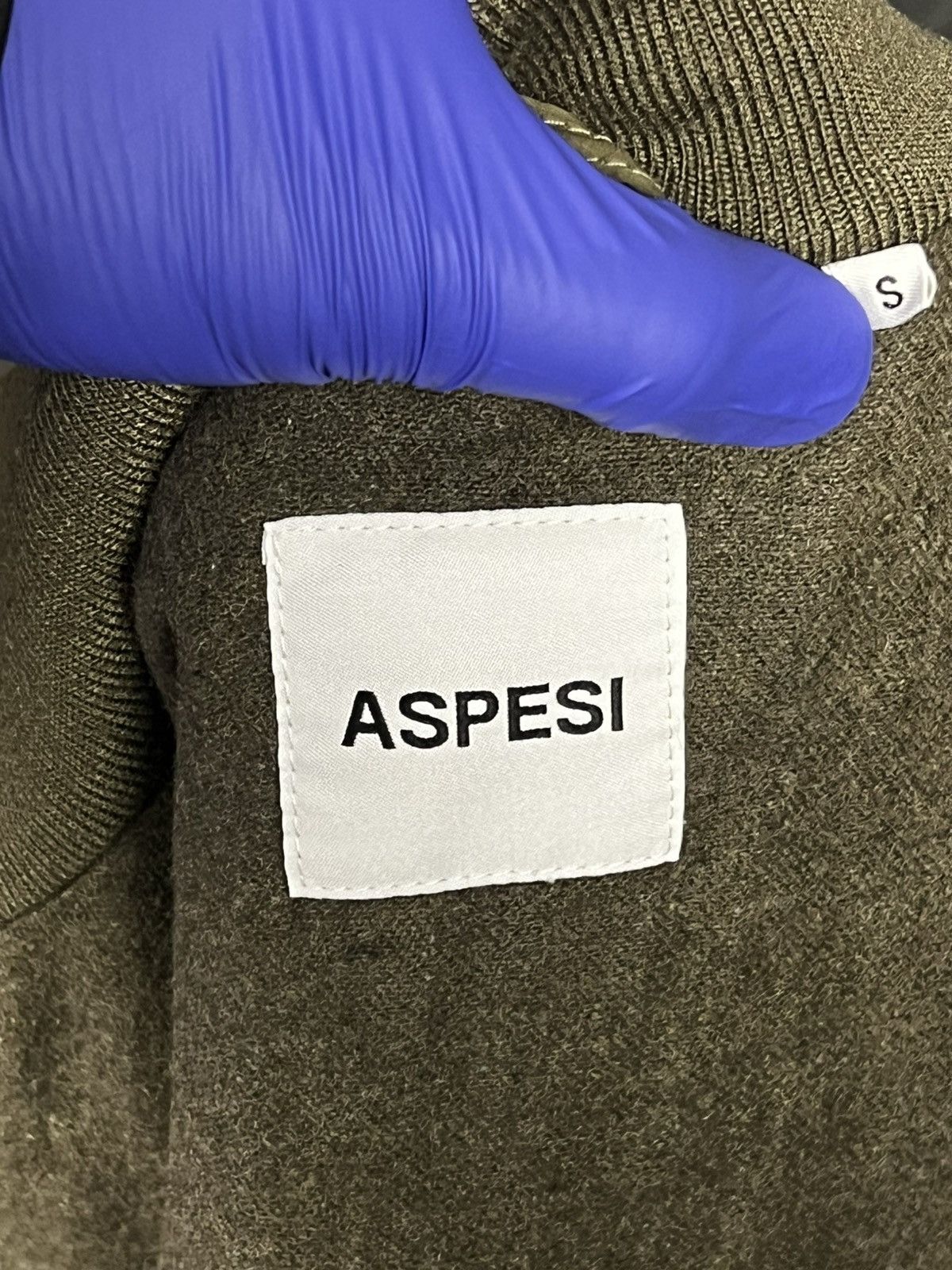 Aspesi Aspesi Men’s Nylon Quilted Jacket Olive Thermore Insulated Size US S / EU 44-46 / 1 - 14 Thumbnail