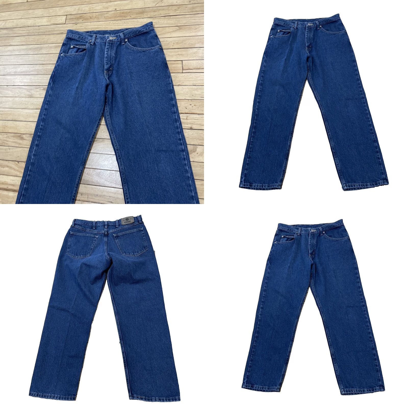 Wrangler VINTAGE Wrangler Jeans Mens 34x29 Blue Classic Straight Western Cowboy Denim 34 976T1DR Size US 34 / EU 50 - 11 Thumbnail