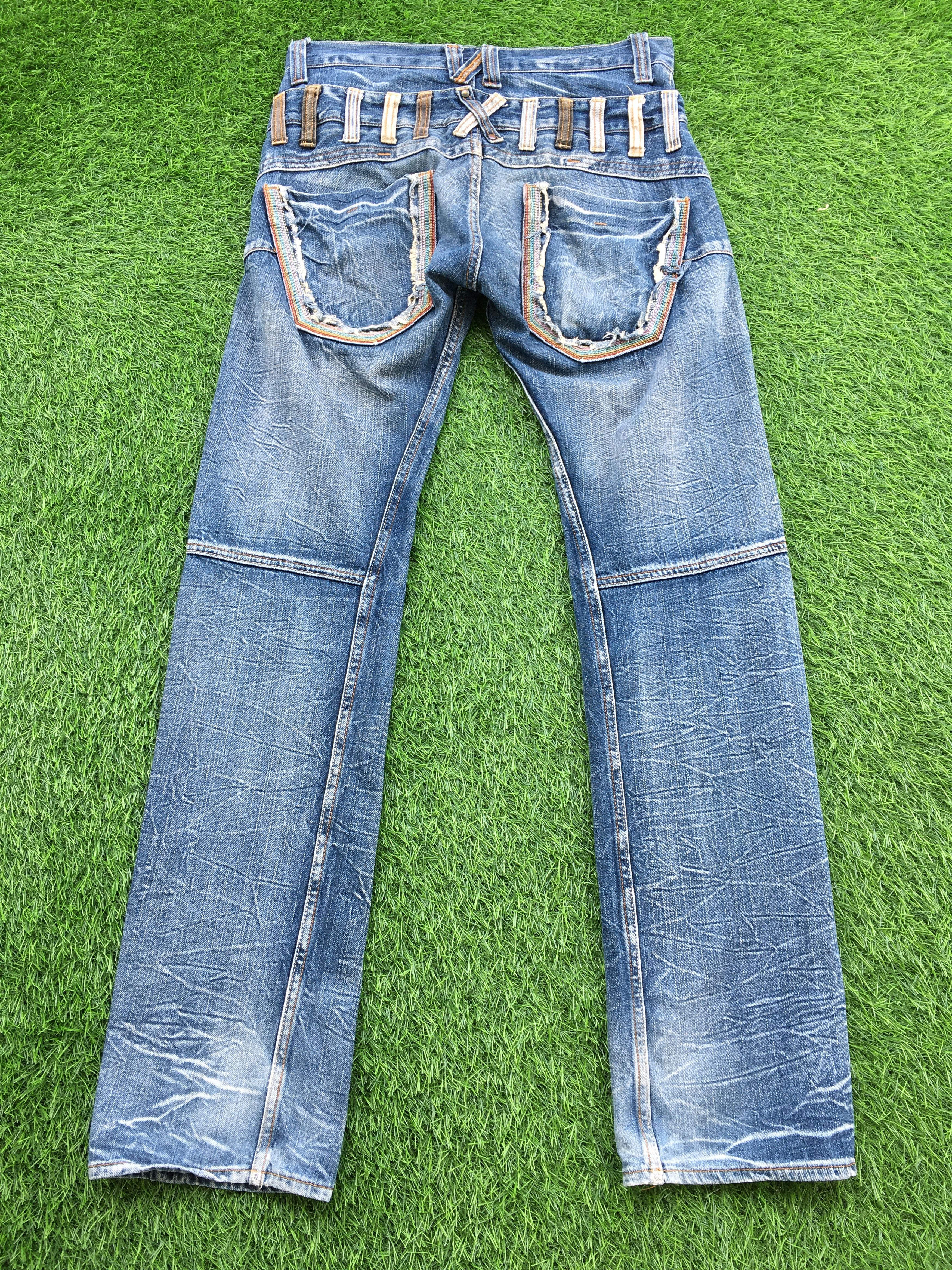 Japanese Brand Japanese Double Waist Denim Pants D-1096 Size US 28 / EU 44 - 1 Thumbnail