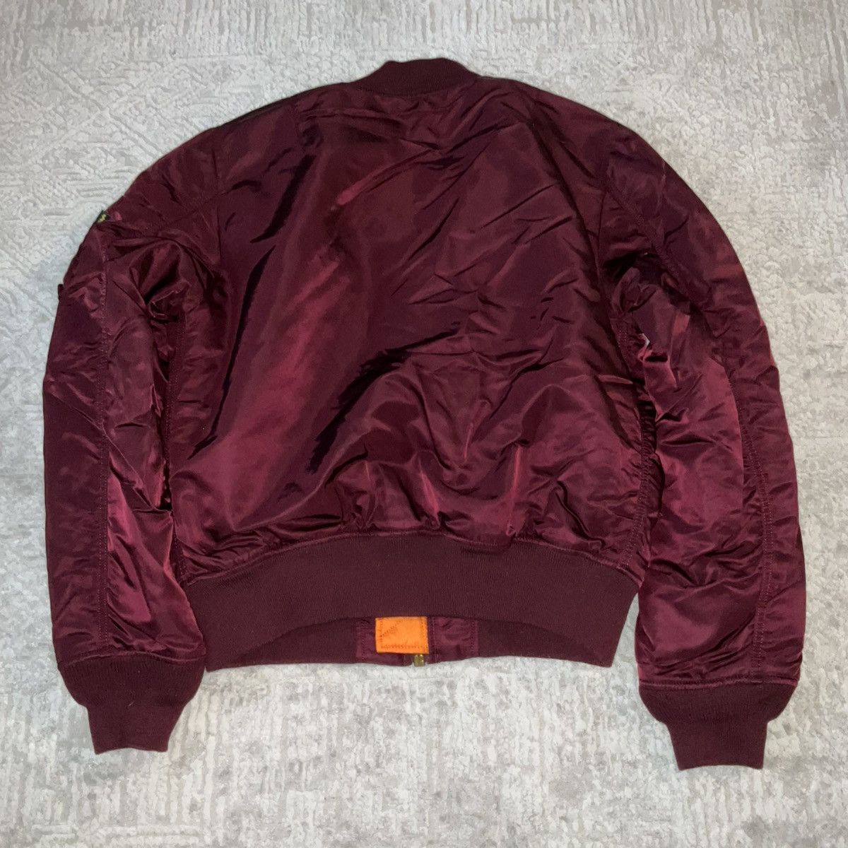 Other Alpha Industries Bomber Jacket Burgandy Size US L / EU 52-54 / 3 - 5 Thumbnail
