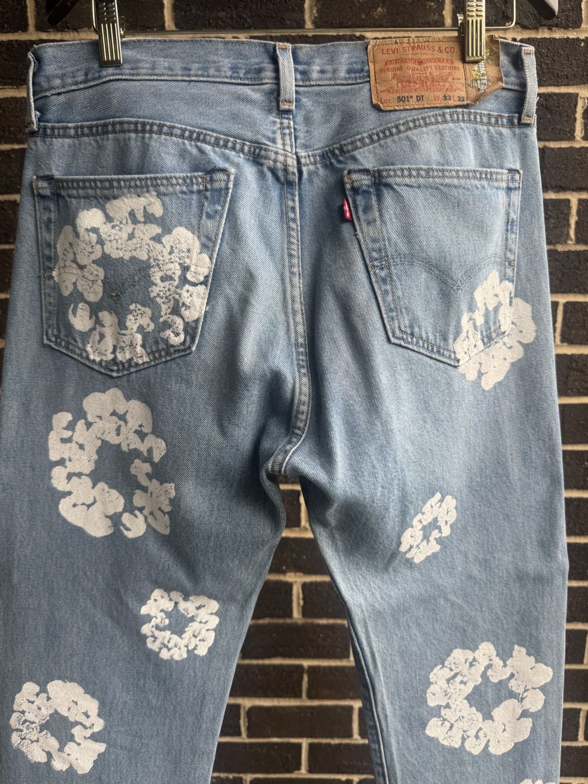DENIM TEARS × Levi's DENIM TEARS x Levi’s 501 Denim Jeans sz33 Size US 33 - 3 Thumbnail