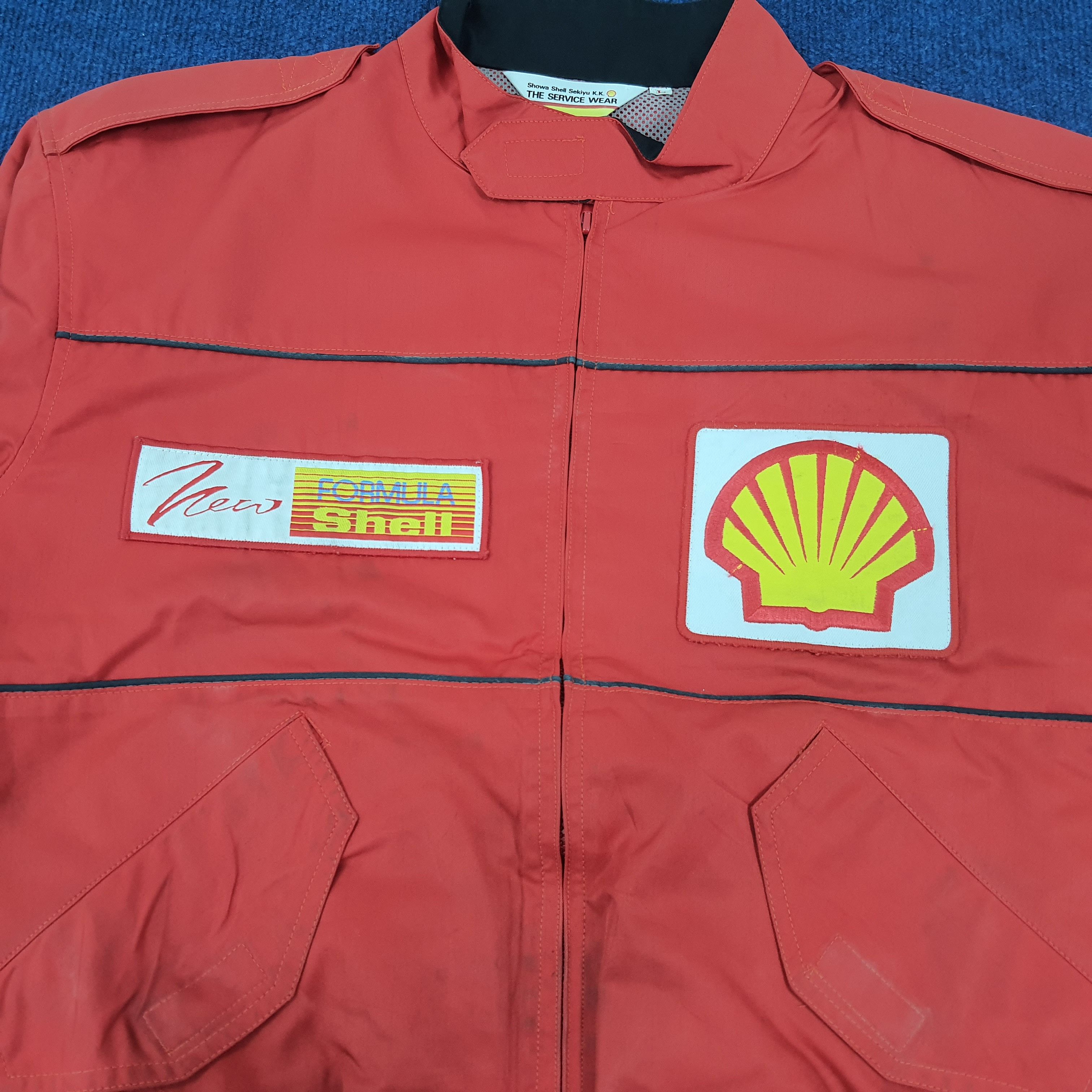 Vintage Vintage Formula Shell Service Wear Motorsports Racing Jacket Size US L / EU 52-54 / 3 - 2 Thumbnail