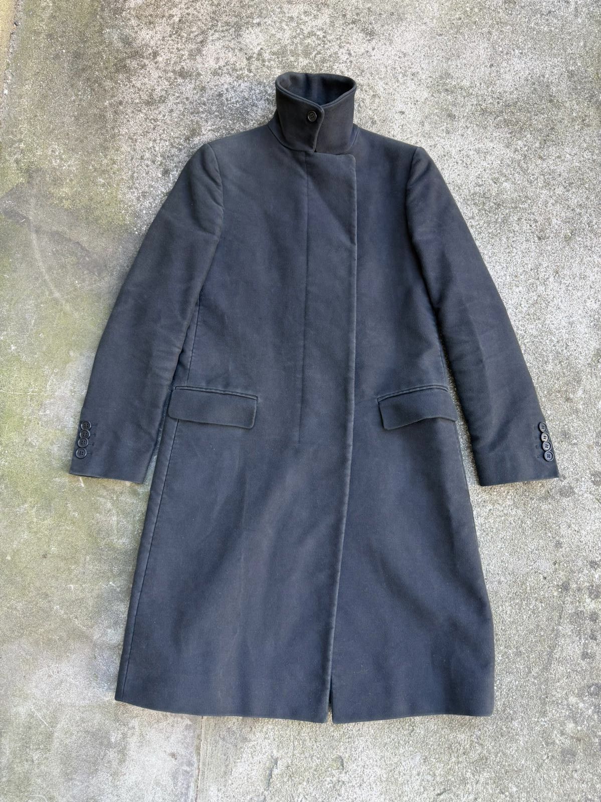 Helmut Lang Helmut Lang 2003 funnel neck brushed wool coat Size US XS / EU 42 / 0 - 1 Thumbnail