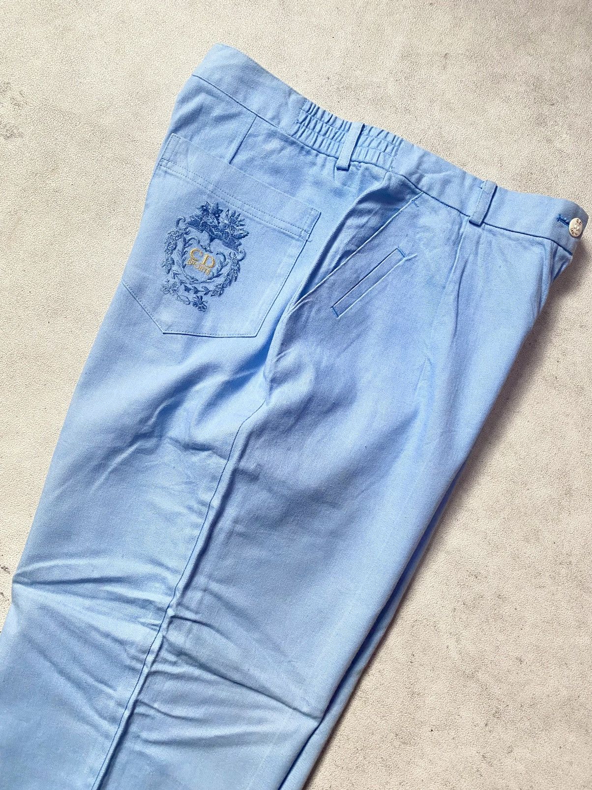 Christian Dior Monsieur Vintage christian dior sports blue trouser Size 29" - 8 Thumbnail