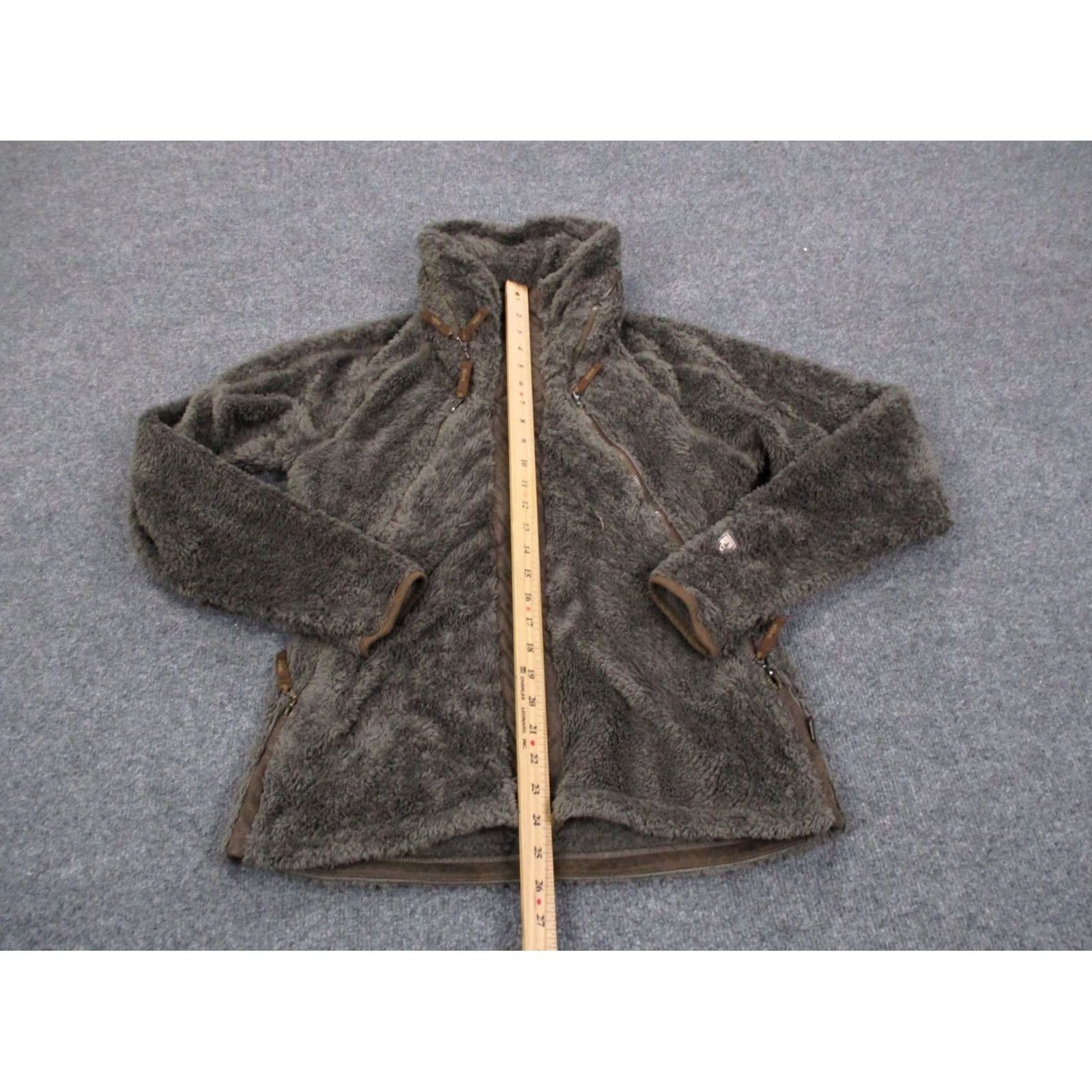 Vintage Kuhl Jacket Womens M Brown Fleece Jacket, Regular, Polyester Lining, Zipped Pockets, Full Zip, Outdoor Casual Coat Size M / US 6-8 / IT 42-44 - 3 Thumbnail