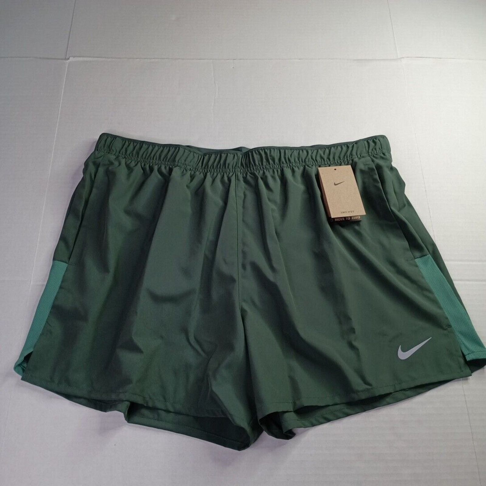 Nike Nike CMen's Dri-Fit 5” Brief Lined Shorts Green Size 2XL XXL Size US 40 / EU 56 - 1 Thumbnail