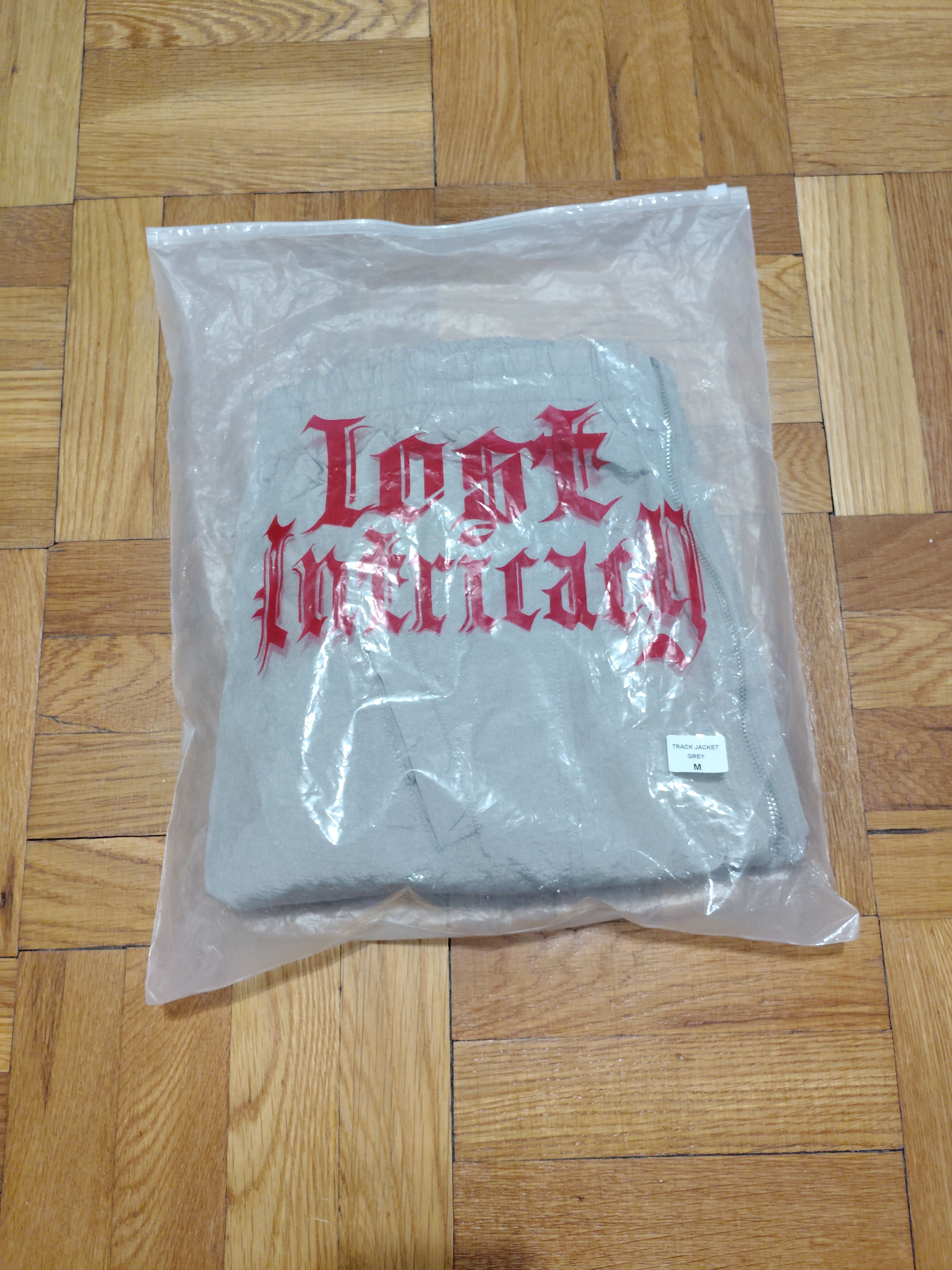LOST INTRICACY Lost Intricacy Gray Track Jacket Size Medium New Sold Out Size US M / EU 48-50 / 2 - 9 Thumbnail