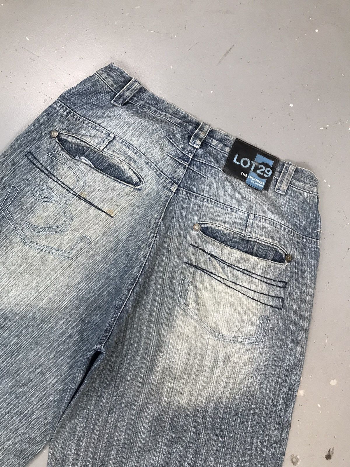 Vintage Vintage LOT 29 dog & duck printed distressed denim jort Size US 36 / EU 52 - 10 Thumbnail