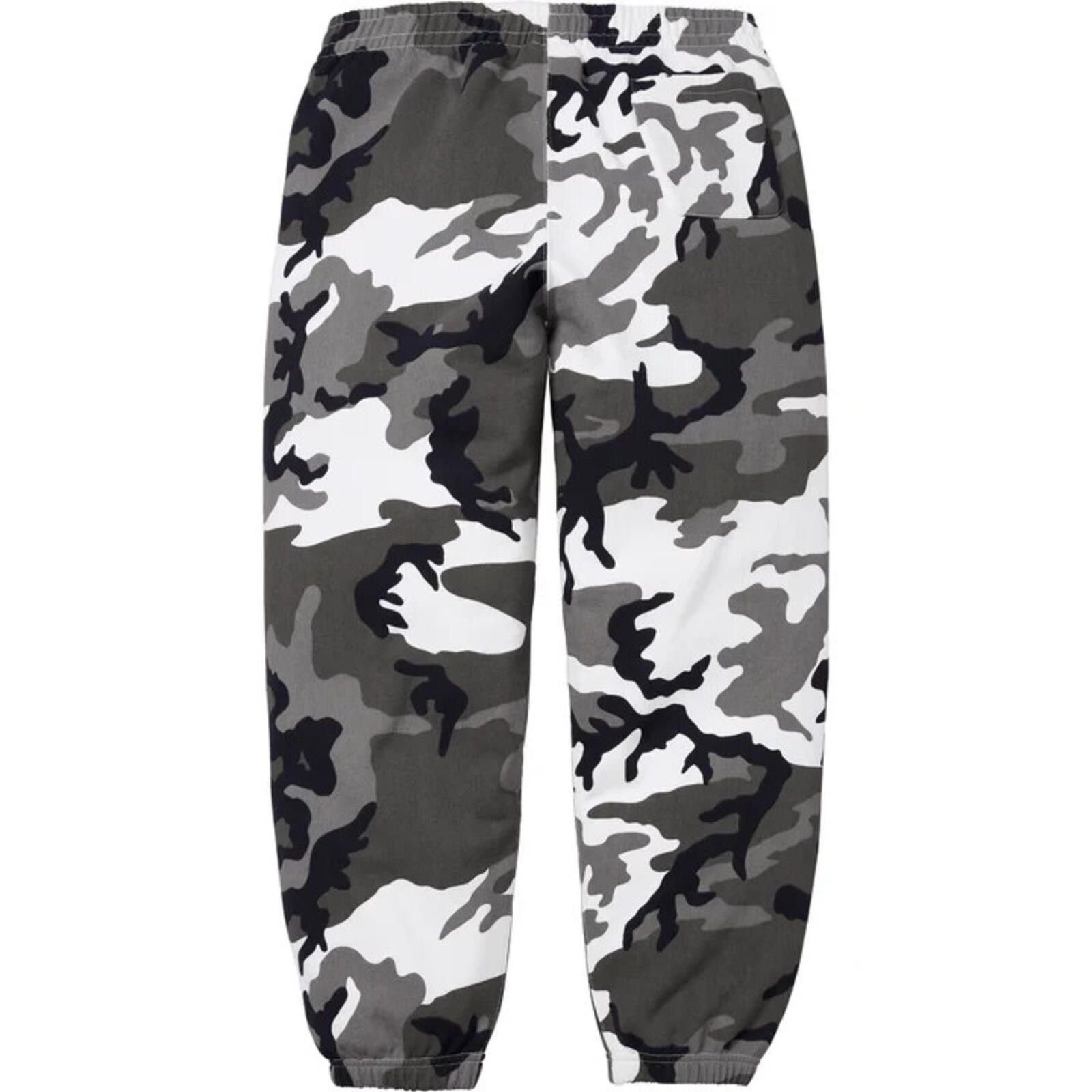 Supreme SS26 Supreme Satin Appliqué Sweatpant Snow Camo L Size US 34 / EU 50 - 2 Thumbnail