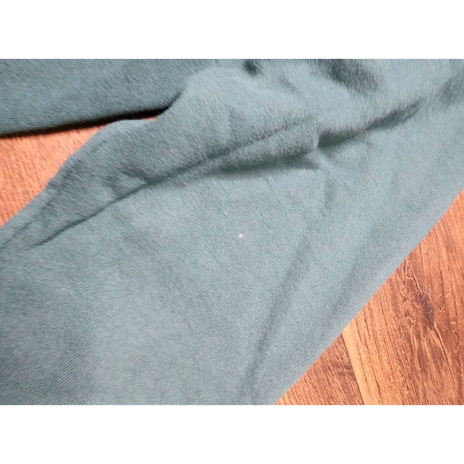 Jerzees VINTAGE Jerzees Mens XL Green 90s Crewneck Long Sleeve Distressed Sweatshirt Cotton Blend Size US XL / EU 56 / 4 - 4 Thumbnail