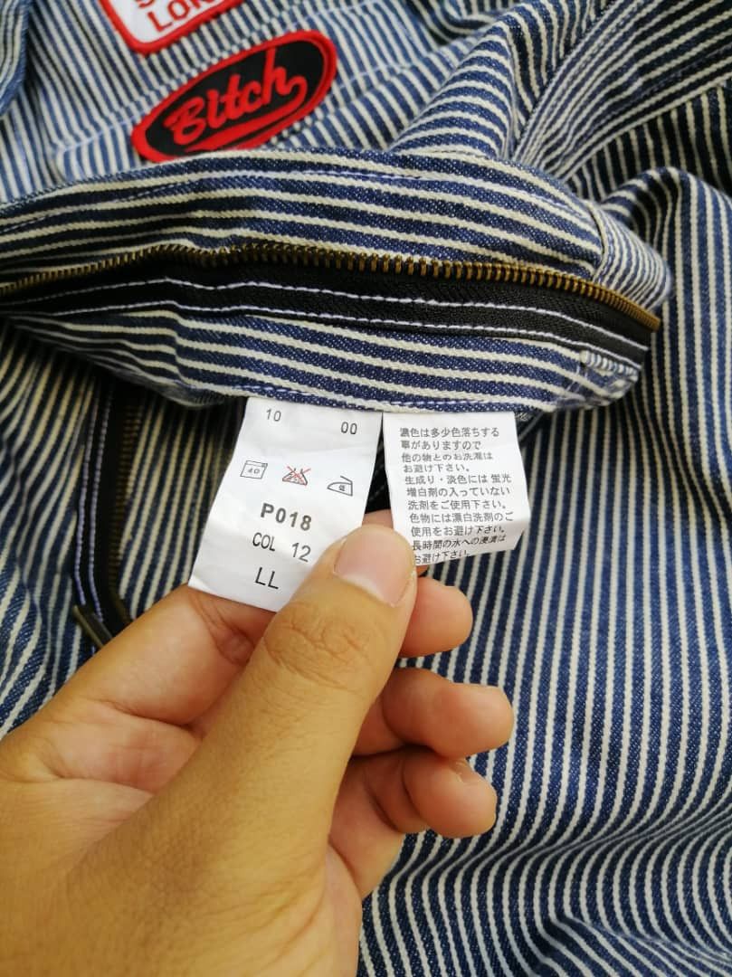 PERSON'S × Vintage Vintage Person's Hickory Stripes Overalls Size US 40 / EU 56 - 11 Thumbnail