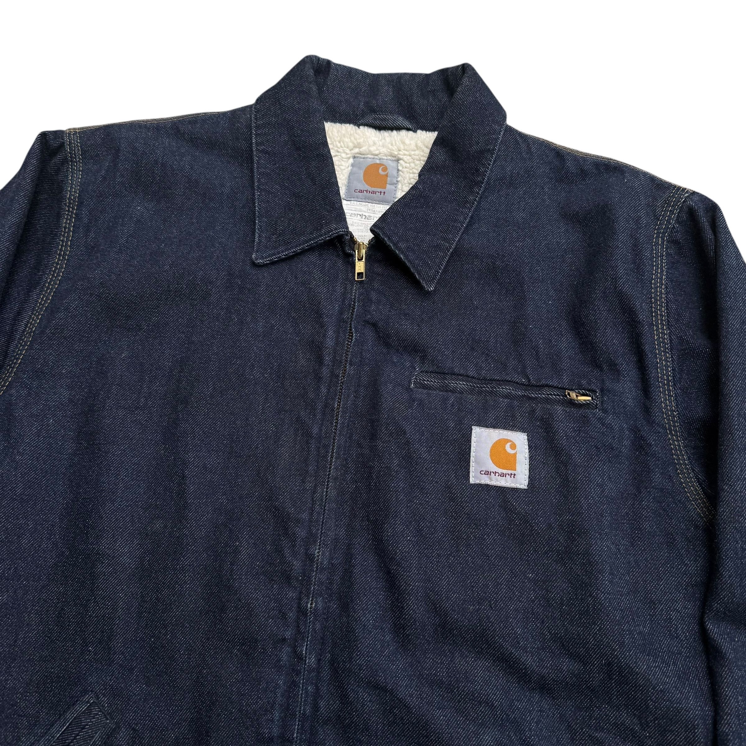 Carhartt 90's Carhartt Detroit Denim Jacket Size US L / EU 52-54 / 3 - 7 Thumbnail