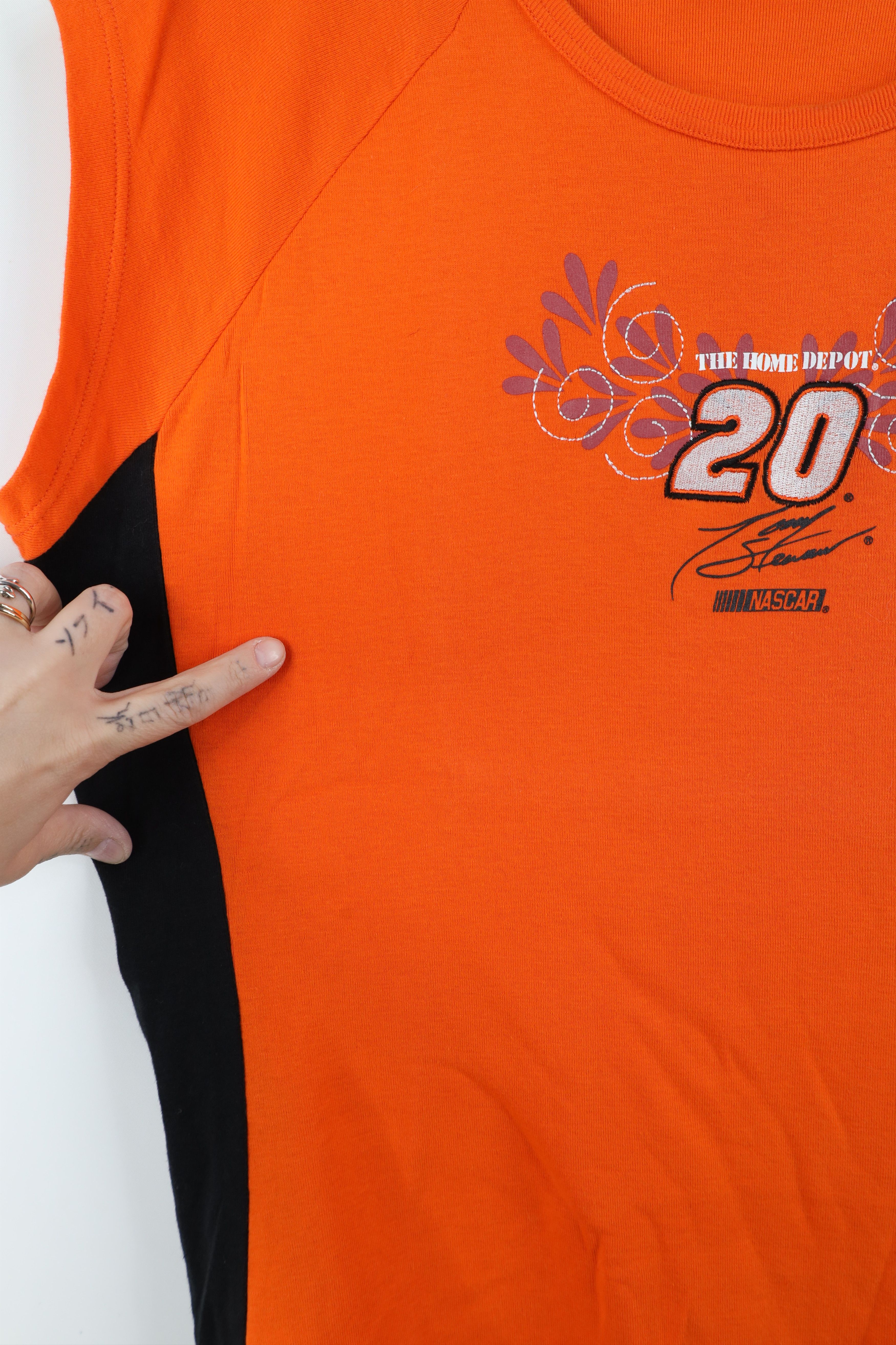 Vintage Vintage Y2K NASCAR Tony Stewart Racing Ribbed Knit T-Shirt Size XL / US 12-14 / IT 48-50 - 6 Thumbnail