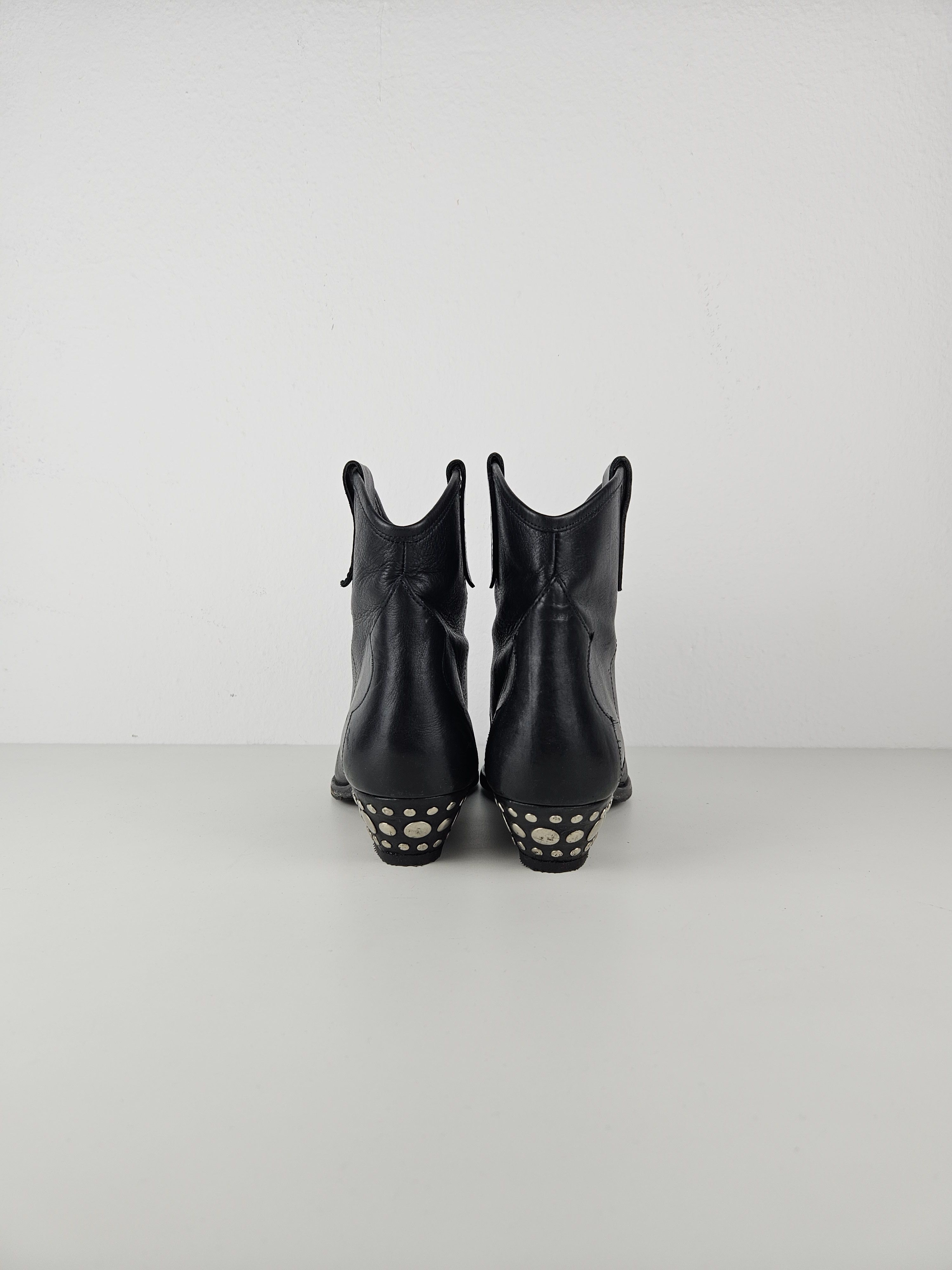 Isabel Marant Isabel Marant leather cuban heel studded cowboy ankle boots Size US 9 / IT 39 - 7 Thumbnail