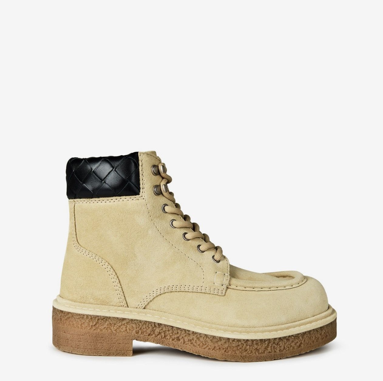 Bottega Veneta BOTTEGA VENETA HADDOCK LACE-UP ANKLE BOOTS Size US 9 / EU 42 - 1 Thumbnail