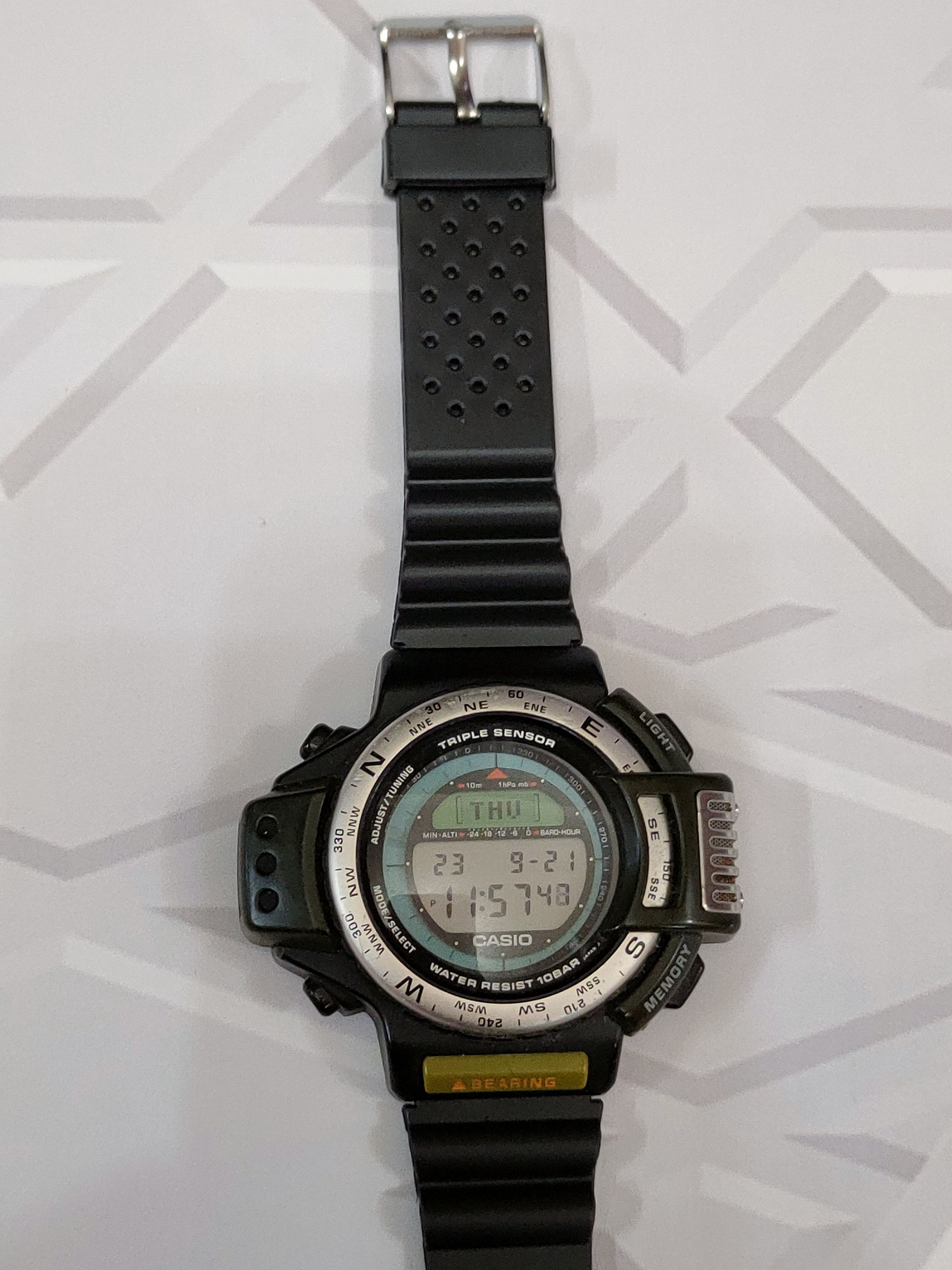 Casio DL Casio Protrek triple sensor ATC 1100 Japan vintage watch Size ONE SIZE - 5 Thumbnail
