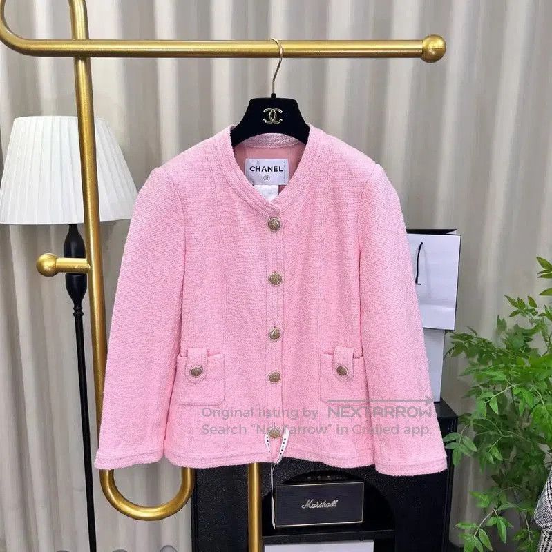 Chanel Chanel Pink Women's Cardigan Sweater . Size S / US 4 / IT 40 - 2 Thumbnail