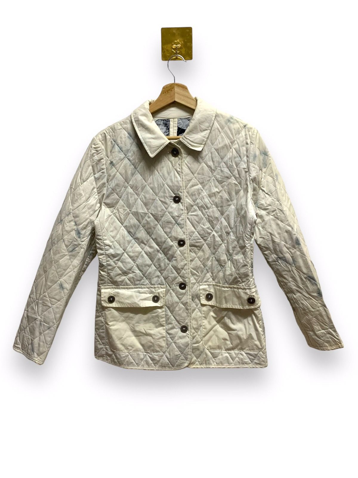 Burberry × Vintage Vintage 🔥BURBERRY🔥 Reversible Jacket Women Button Size S / US 4 / IT 40 - 9 Thumbnail