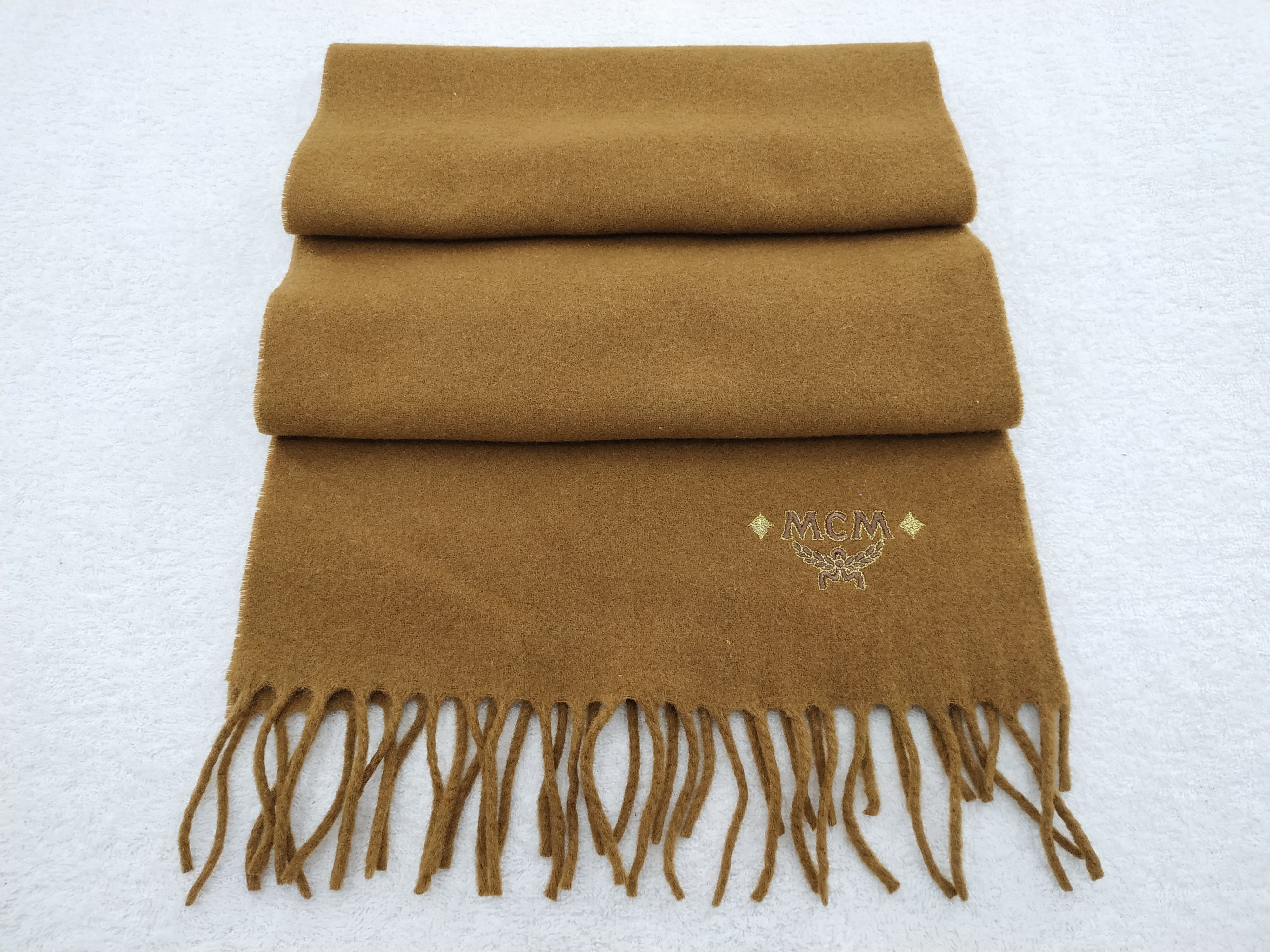 MCM Vintage MCM Wool Scarf/Muffler/Neckwear MF112 Size ONE SIZE - 2 Thumbnail