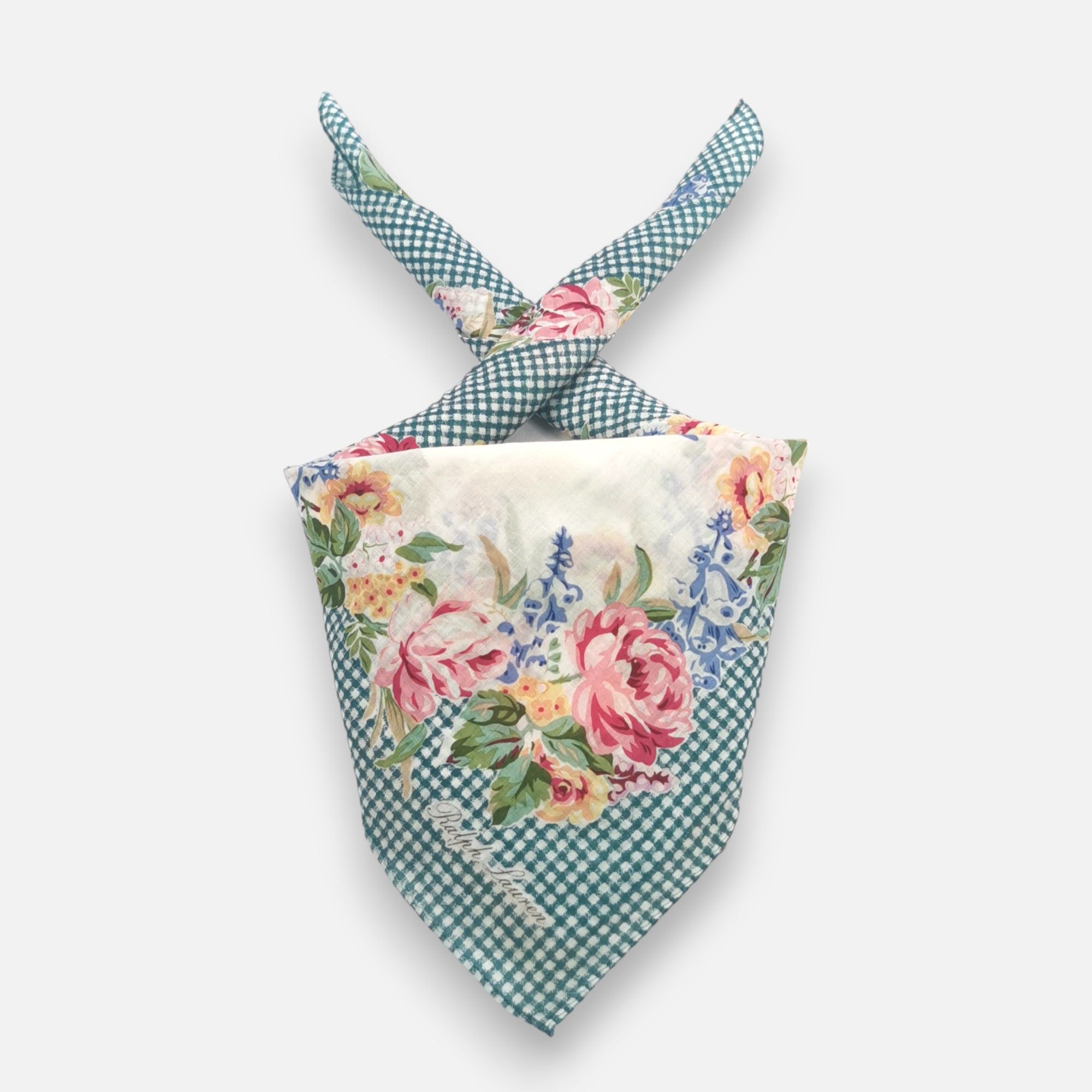 Ralph Lauren Vintage Ralph Lauren Handkerchief Pocket Square Bandana Size ONE SIZE - 1 Thumbnail