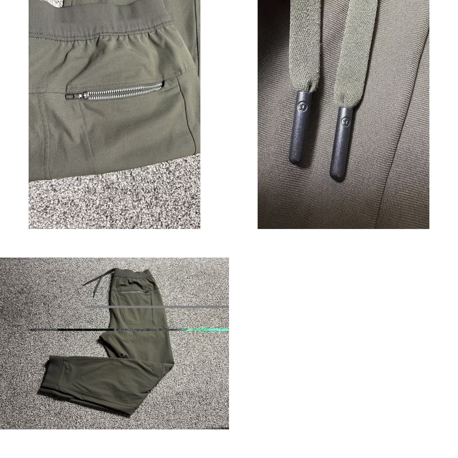 Lululemon Lululemon ABC Jogger Pants Men Medium Green Olive Stretch Warpstreme Gym LM5574s Size US 31 - 9 Thumbnail