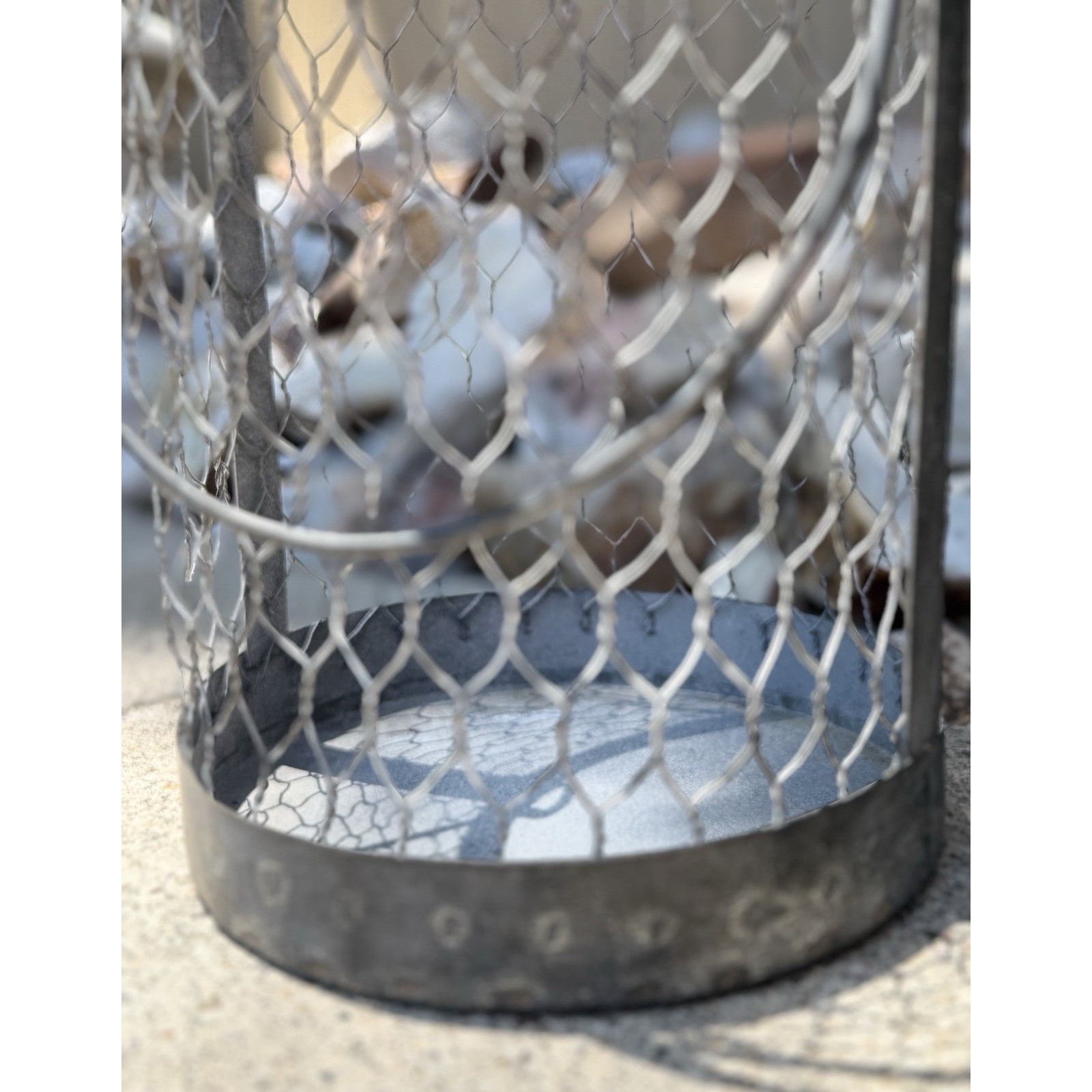 Other 8" & 6” Hanging Wire Baskets Lantern/Candle Holder NWOT Size ONE SIZE - 6 Thumbnail