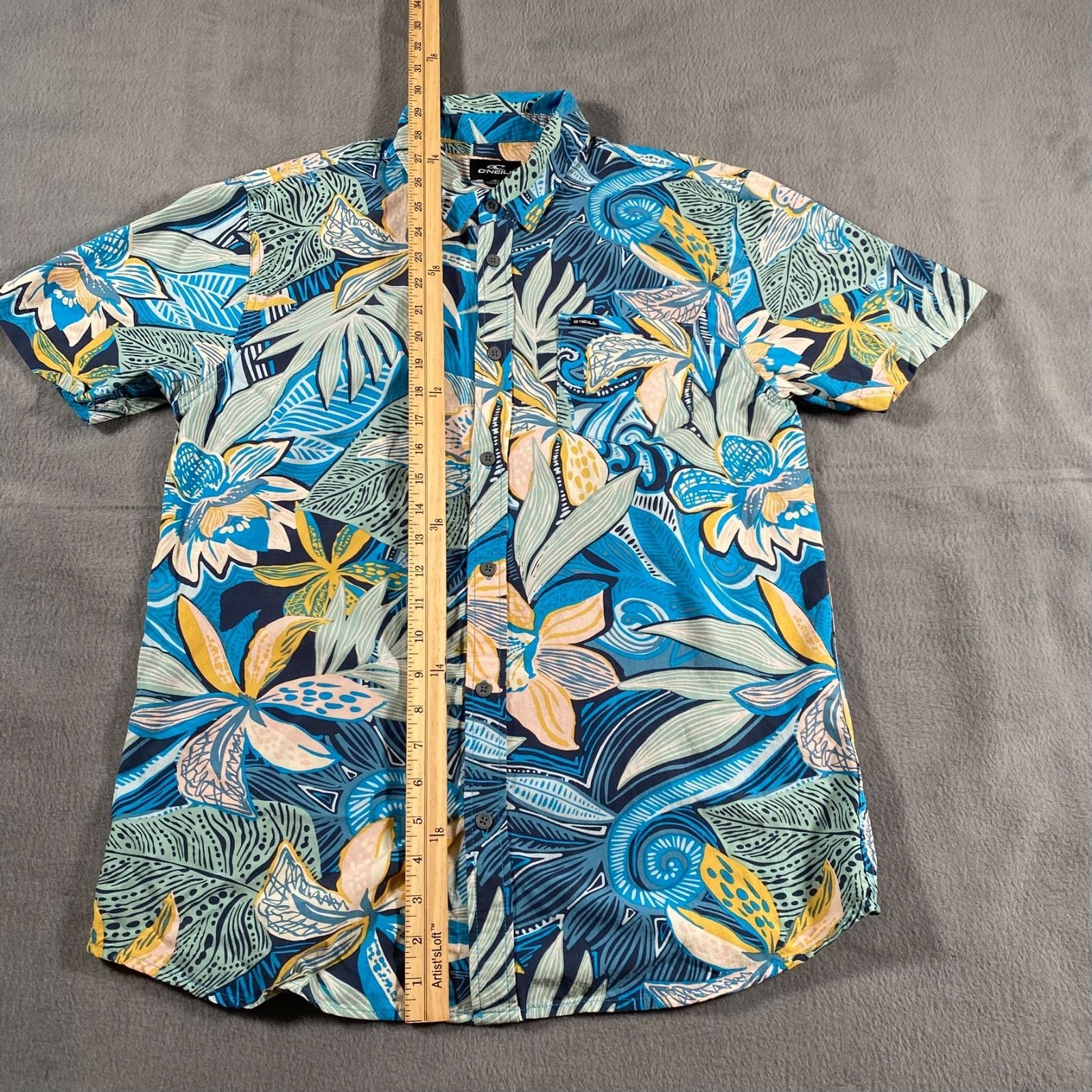 O'Neill ONeill Oasis Modern Fit Shirt Hawaiian Tee Mens M Floral Size US M / EU 48-50 / 2 - 2 Thumbnail