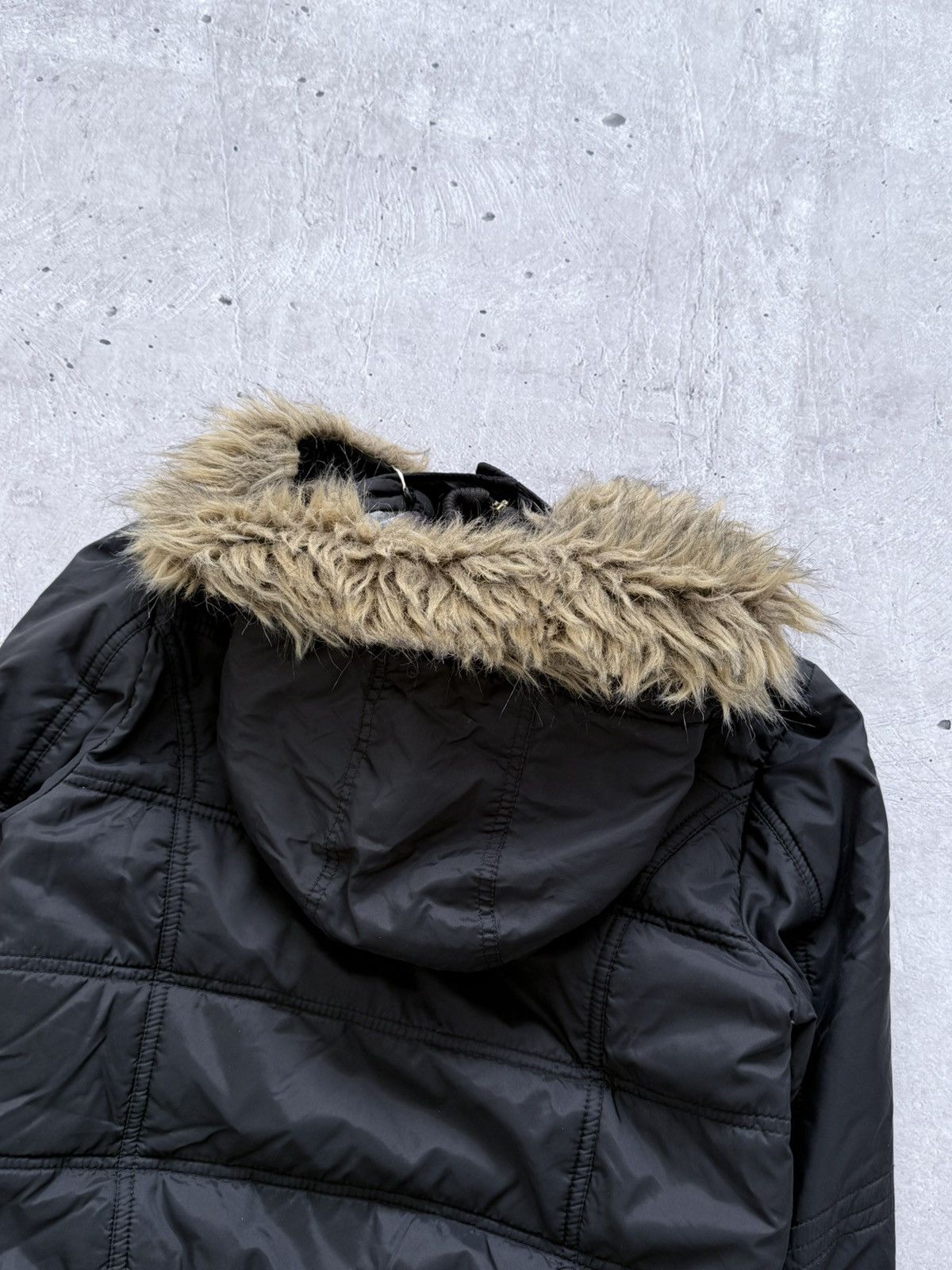 Japanese Brand 00s Hysteric Glamour Style Fur Hood Jacket Avant Garde Size US S / EU 44-46 / 1 - 5 Thumbnail