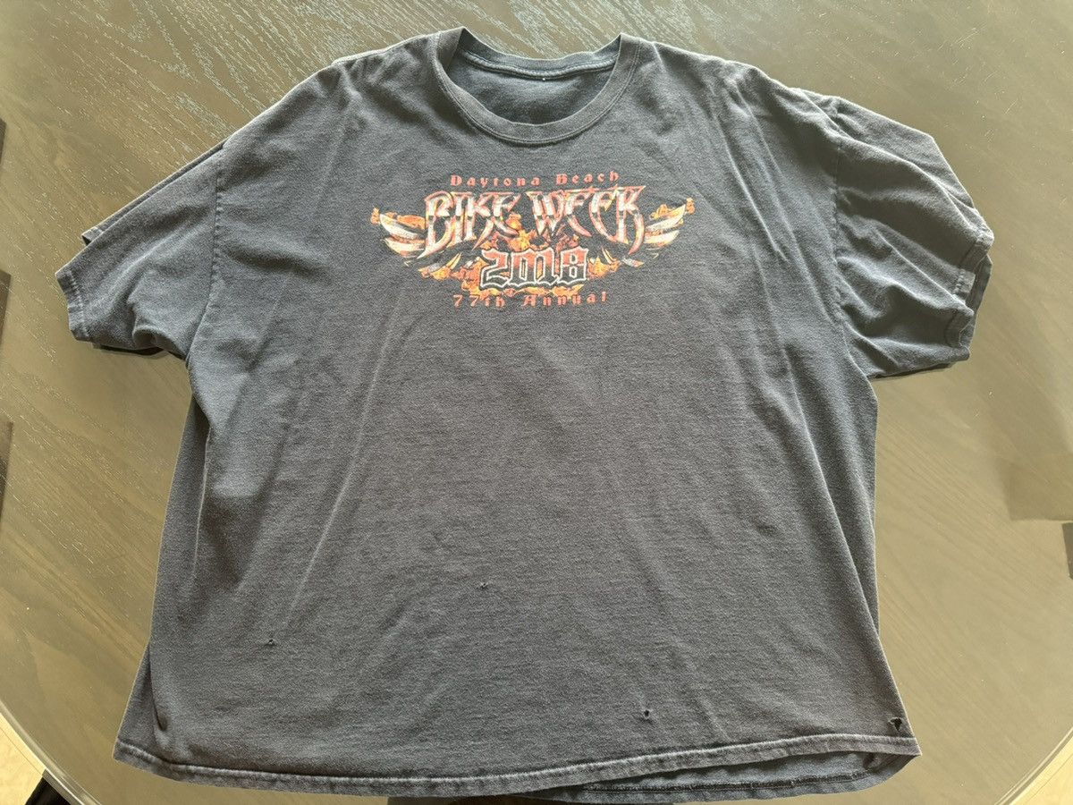 Vintage DAYTONA BEACH BIKE WEEK TEE Size US XL / EU 56 / 4 - 1 Thumbnail
