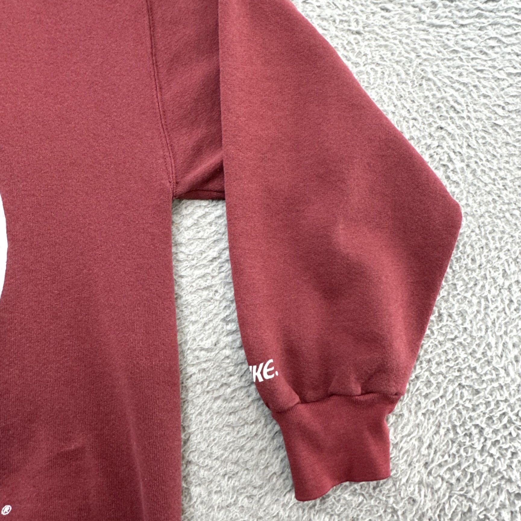 Vintage VINTAGE Florida State University Seminoles Sweatshirt Large USA 90s Wolf Pullover Men Red Logo Raglan Sleeve 50/50 Cotton Polyester Crew Neck Football Size US L / EU 52-54 / 3 - 3 Thumbnail
