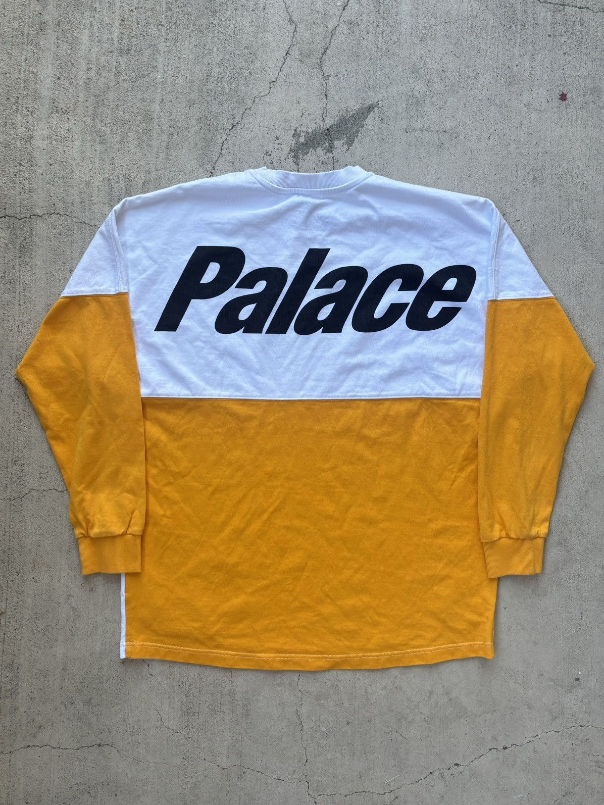 Palace Palace Neighborhood Waffle Jersey White | Grailed