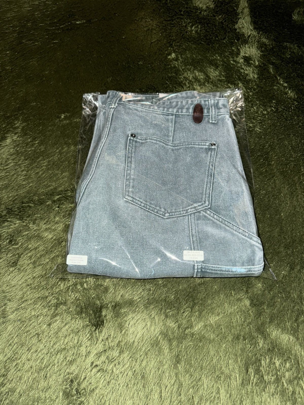 Japanese Brand [34] Customellow Washed Double Knee Carpenter Pants Teal Size US 34 / EU 50 - 11 Thumbnail