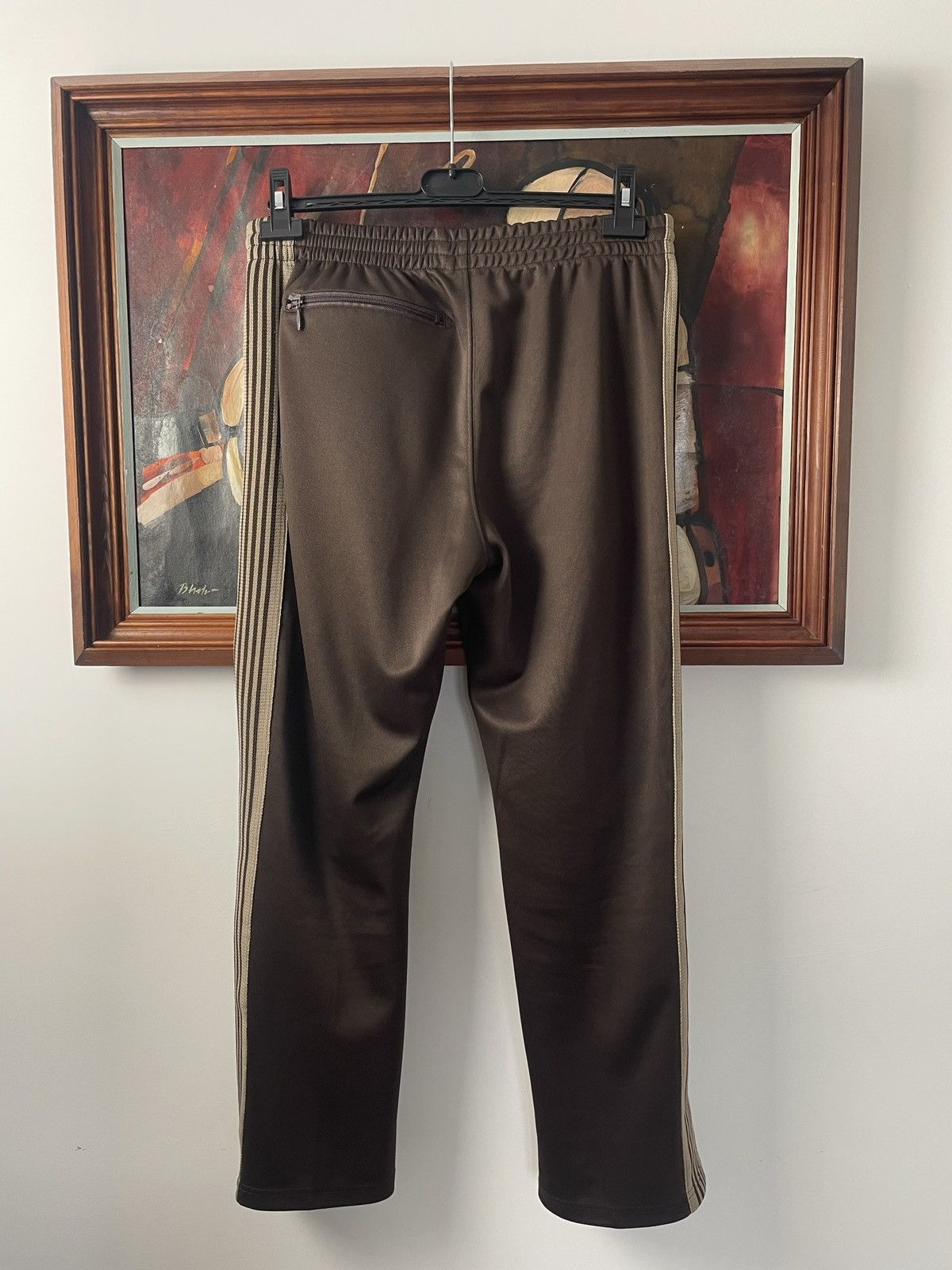Needles Needles Brown Trousers Butterfly Track Pant Japanese Hype Size US 31 - 2 Thumbnail