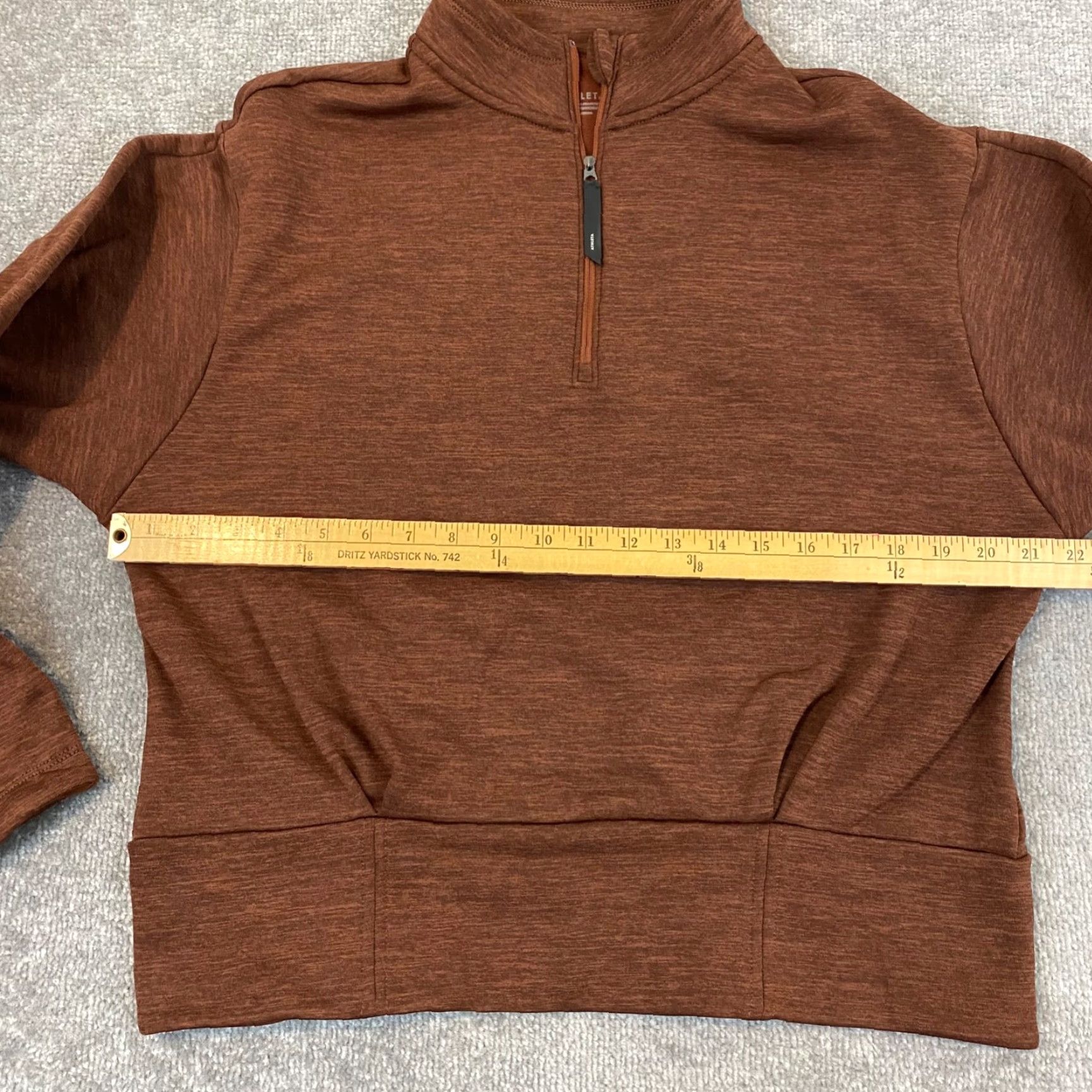 Athleta Athleta Jacket Medium Reddish Maroon 1/2 Zip Pullover Running Athleisure Womens Size M / US 6-8 / IT 42-44 - 7 Thumbnail