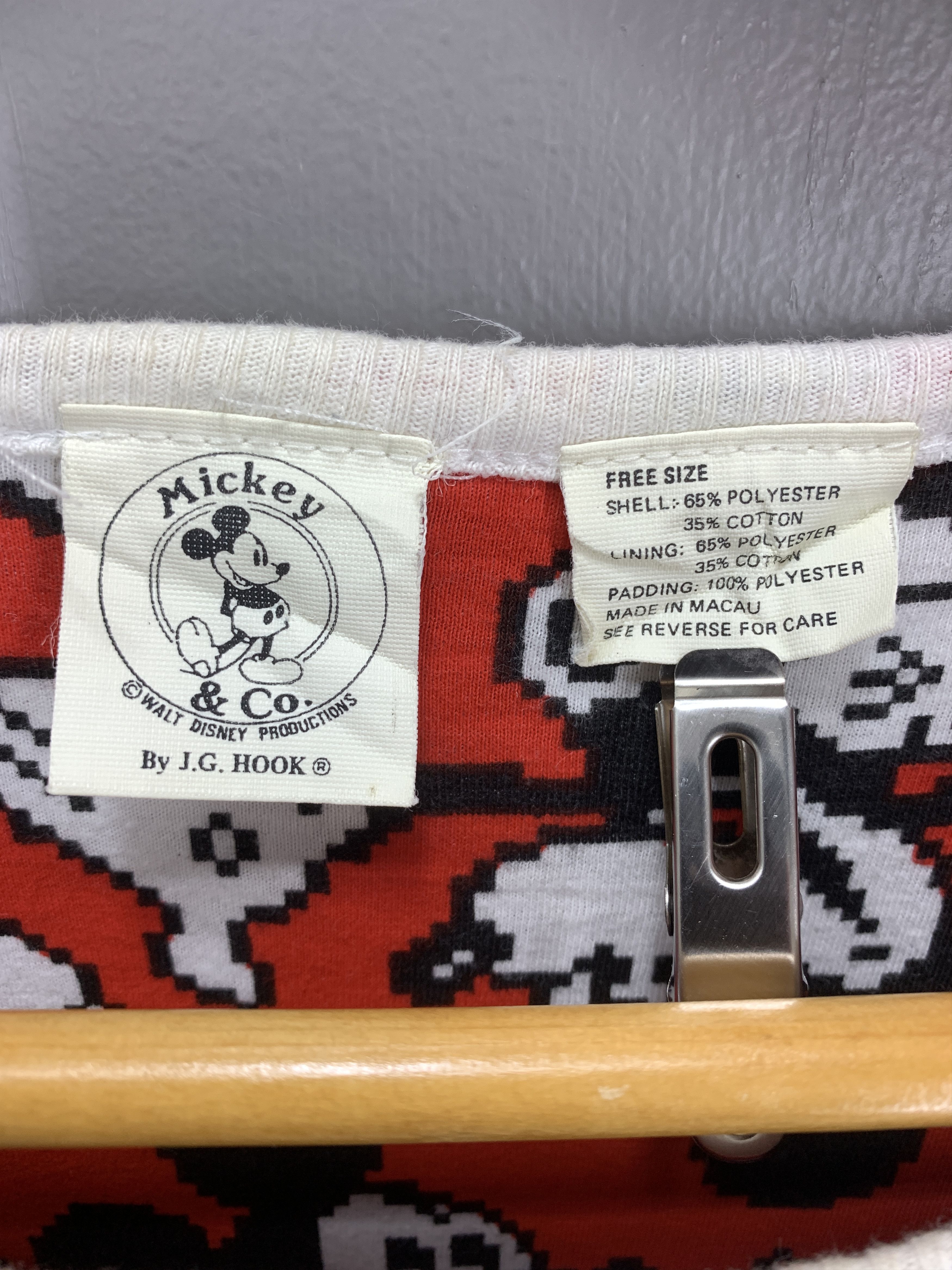 90s Vintage MICKEY MOUSE Rare Design Sweatshirt #2211/21
