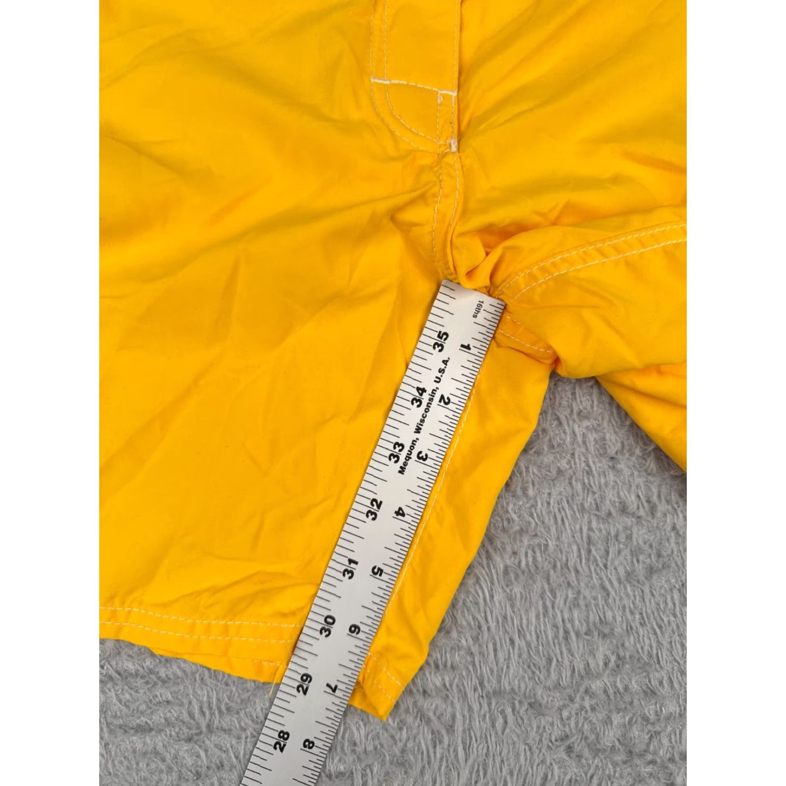 Vintage VINTAGE Mysterioso Board Shorts Women 4 Yellow Pattern Changing Chameleon Fabric Size 27" / US 4 / IT 40 - 7 Thumbnail