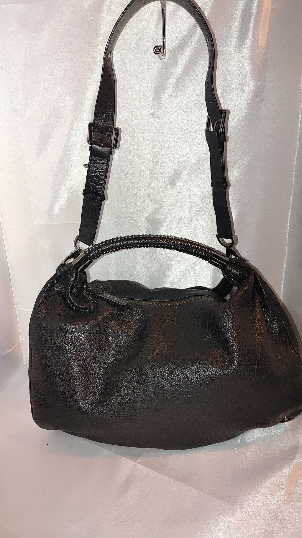 Kenneth Cole Kenneth Cole New York Leather Oversized Hobo Bag Size ONE SIZE - 2 Thumbnail