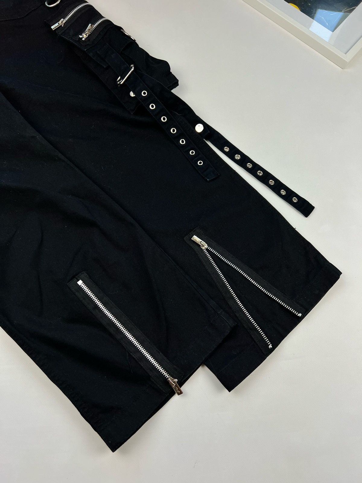 Japanese Brand Vintage Bondage Cargo Pant queen of darkness rock Size US 36 / EU 52 - 19 Thumbnail