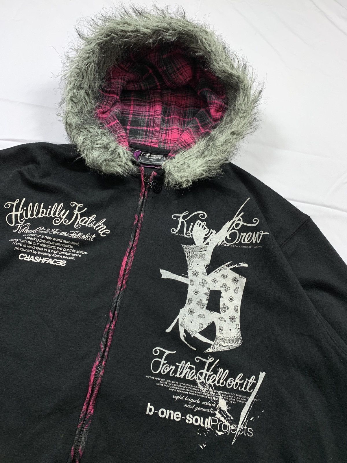 If Six Was Nine Sick Fur zip hoodie punk B one soul japan Ifsix Lgb style Size US XL / EU 56 / 4 - 2 Thumbnail