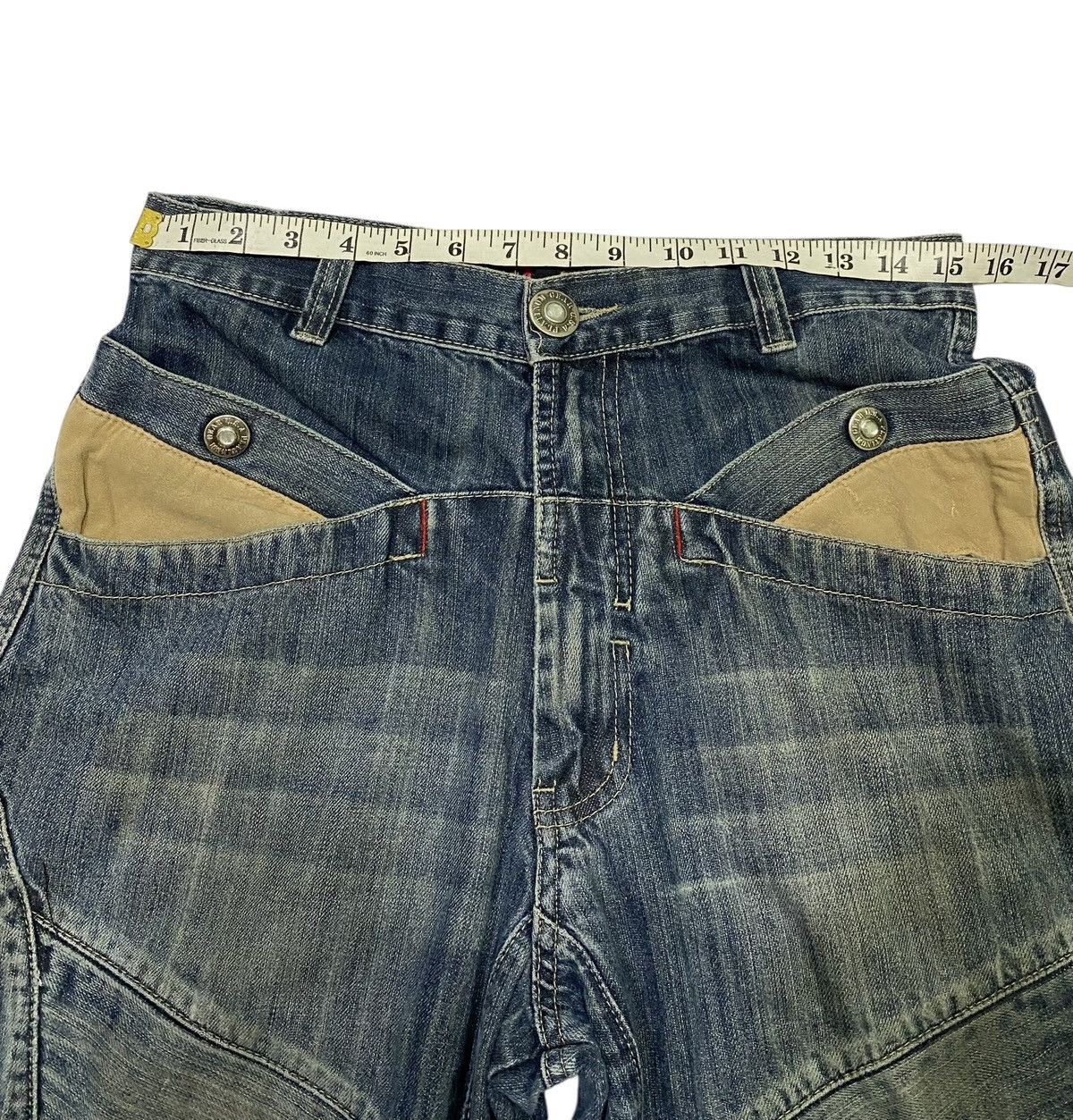 JNCO Japanese brand X Platinum gear baggy jeans Size US 31 - 14 Thumbnail