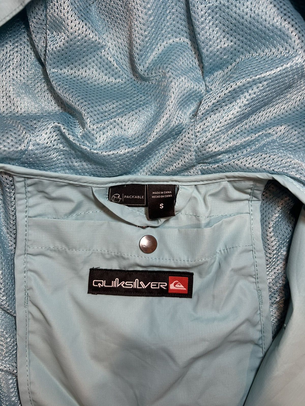 Quiksilver Blue quiksilver windbreaker Size US S / EU 44-46 / 1 - 2 Thumbnail