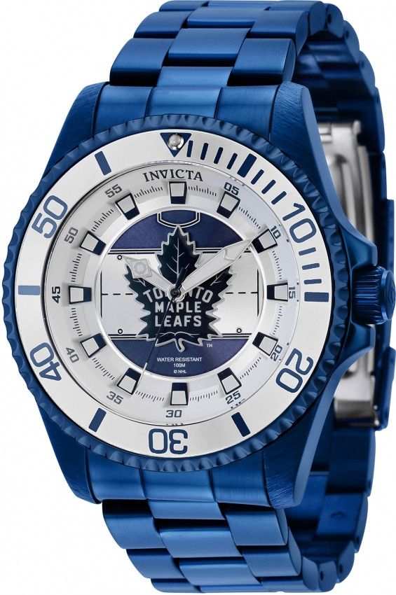 Invicta × NHL NHL Toronto Maple Leafs Quartz Silver Dial Men's Watch Size ONE SIZE - 1 Thumbnail