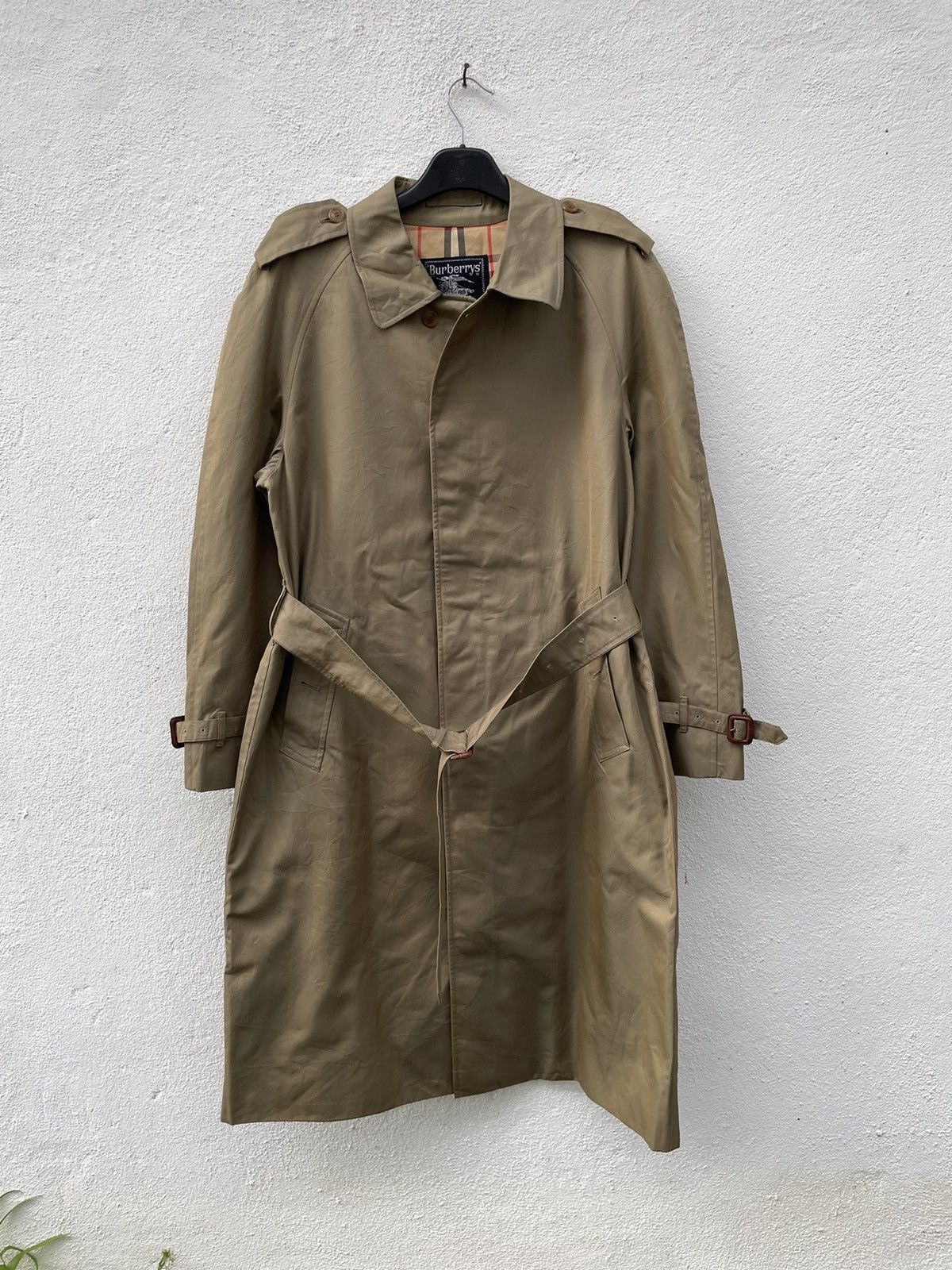 Burberry Prorsum × Vintage Vintage Burberrys Nova Check Trench Jacket Size US L / EU 52-54 / 3 - 2 Thumbnail