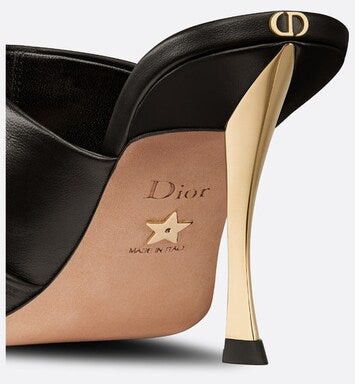 Dior o1w1db11024 D-Fame Heeled Sandals in Black Size US 7 / IT 37 - 5 Thumbnail
