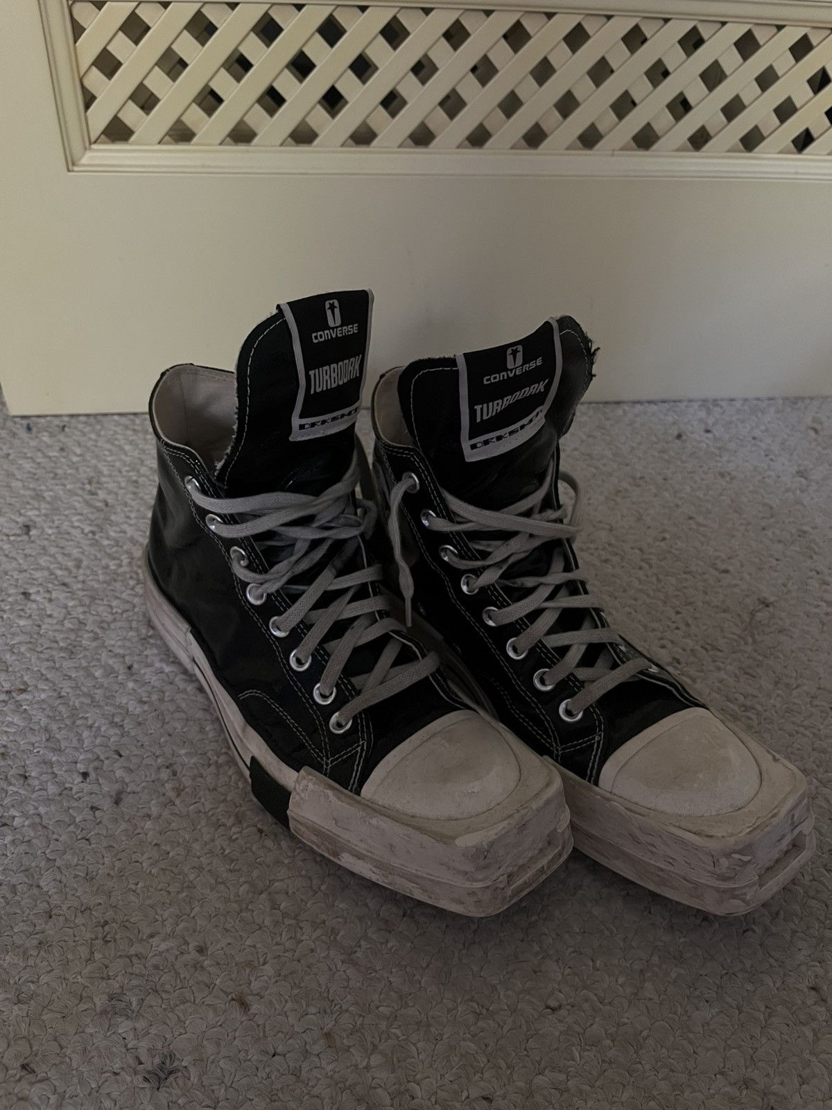 Rick Owens Drkshdw Converse x Rick Owens Size US 11.5 / IT 41.5 - 2 Thumbnail