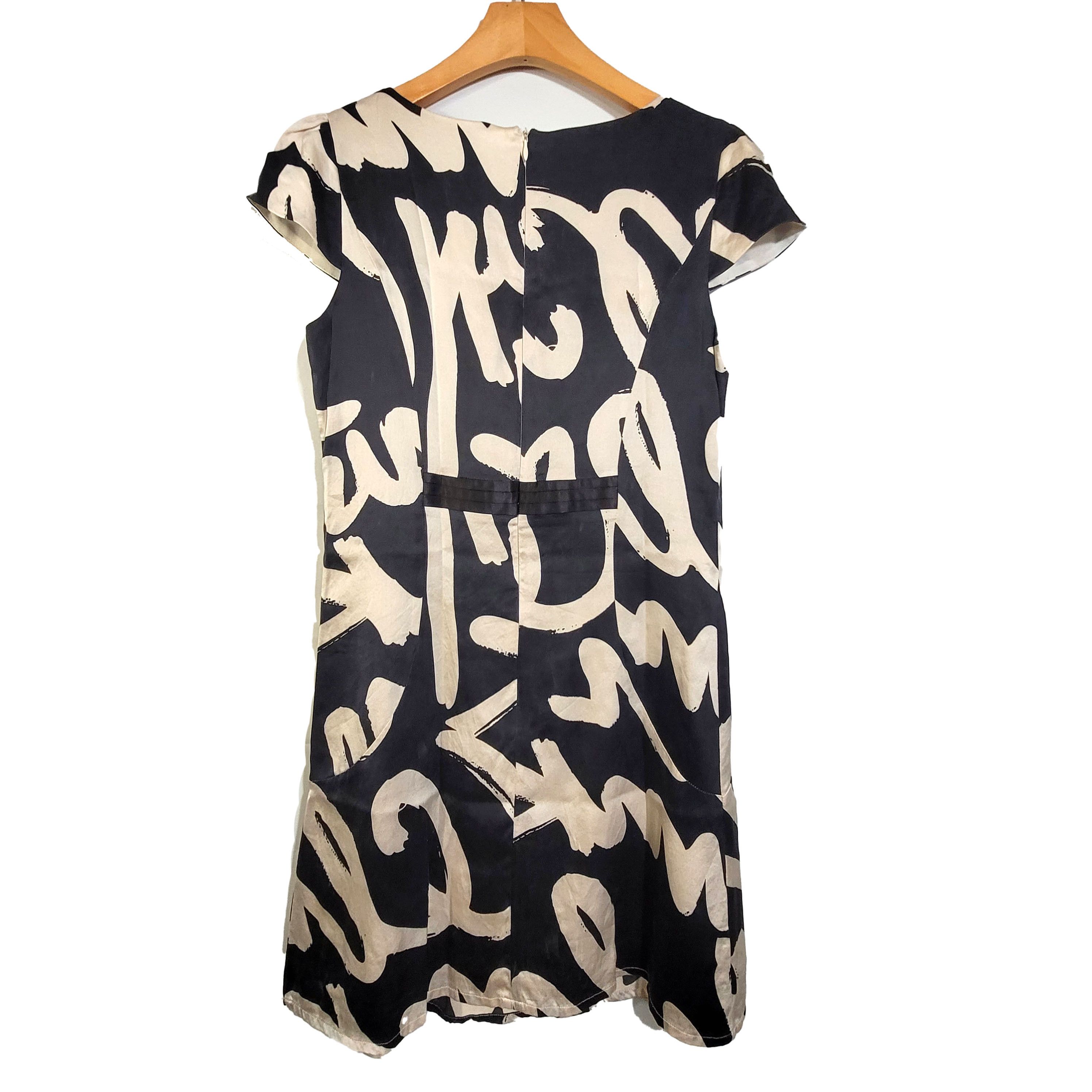 Other Women's Size S Satin Silk Short Sleeve Dress SAC941 Size S / US 4 / IT 40 - 2 Thumbnail