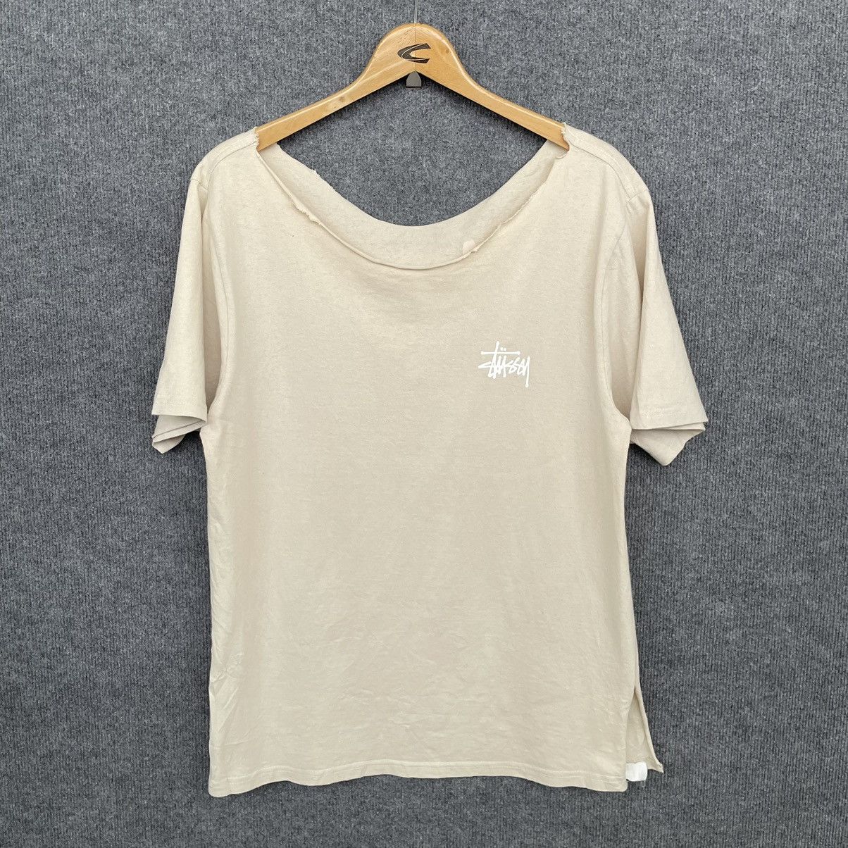 Stussy Vintage Y2K Stussy Big Script Distressed T Shirt Size US M / EU 48-50 / 2 - 7 Thumbnail