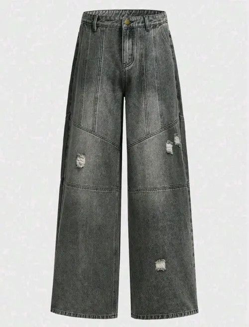VIBE Wide Leg Baggy Jeans Size US 32 / EU 48 - 3 Thumbnail