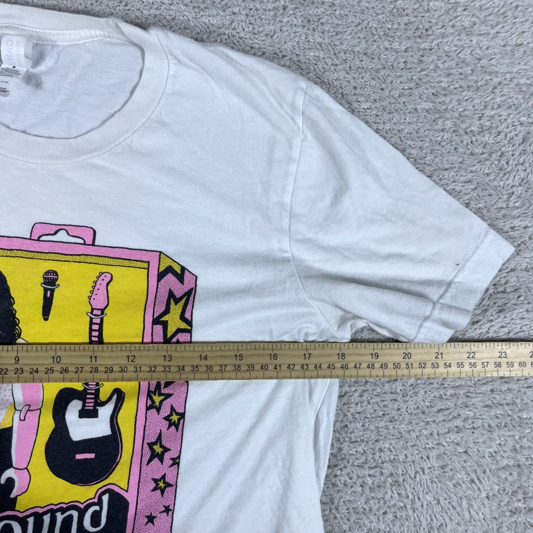 Vintage Palehound T-Shirt Adult Medium White Cropped Indie Punk Band Tour Mens Size US M / EU 48-50 / 2 - 5 Thumbnail